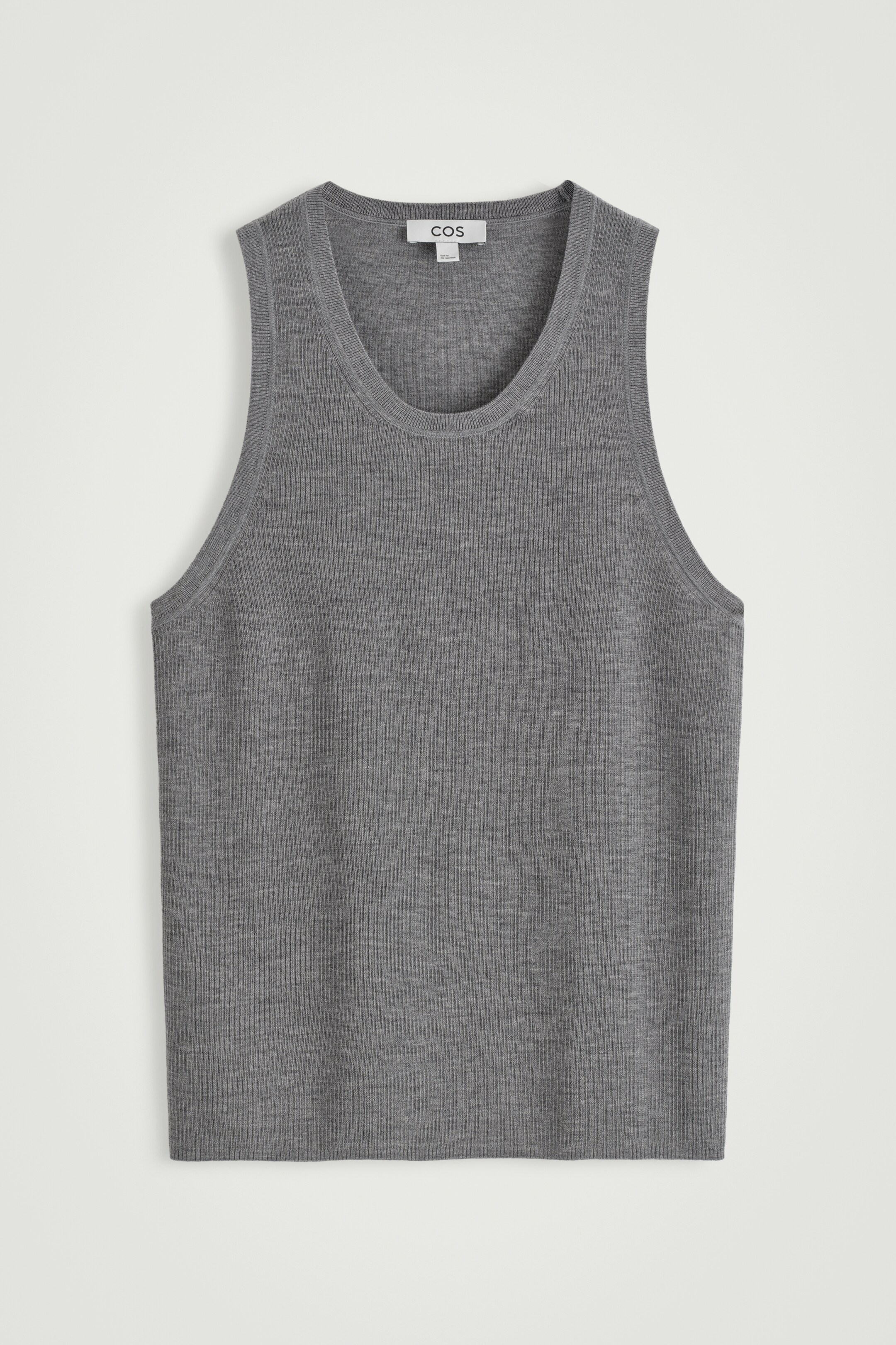 Agrandir l'image: DÉBARDEUR EN LAINE MÉRINOS CÔTELÉE - GRIS CHINÉ - HOMME | H&M FR 6