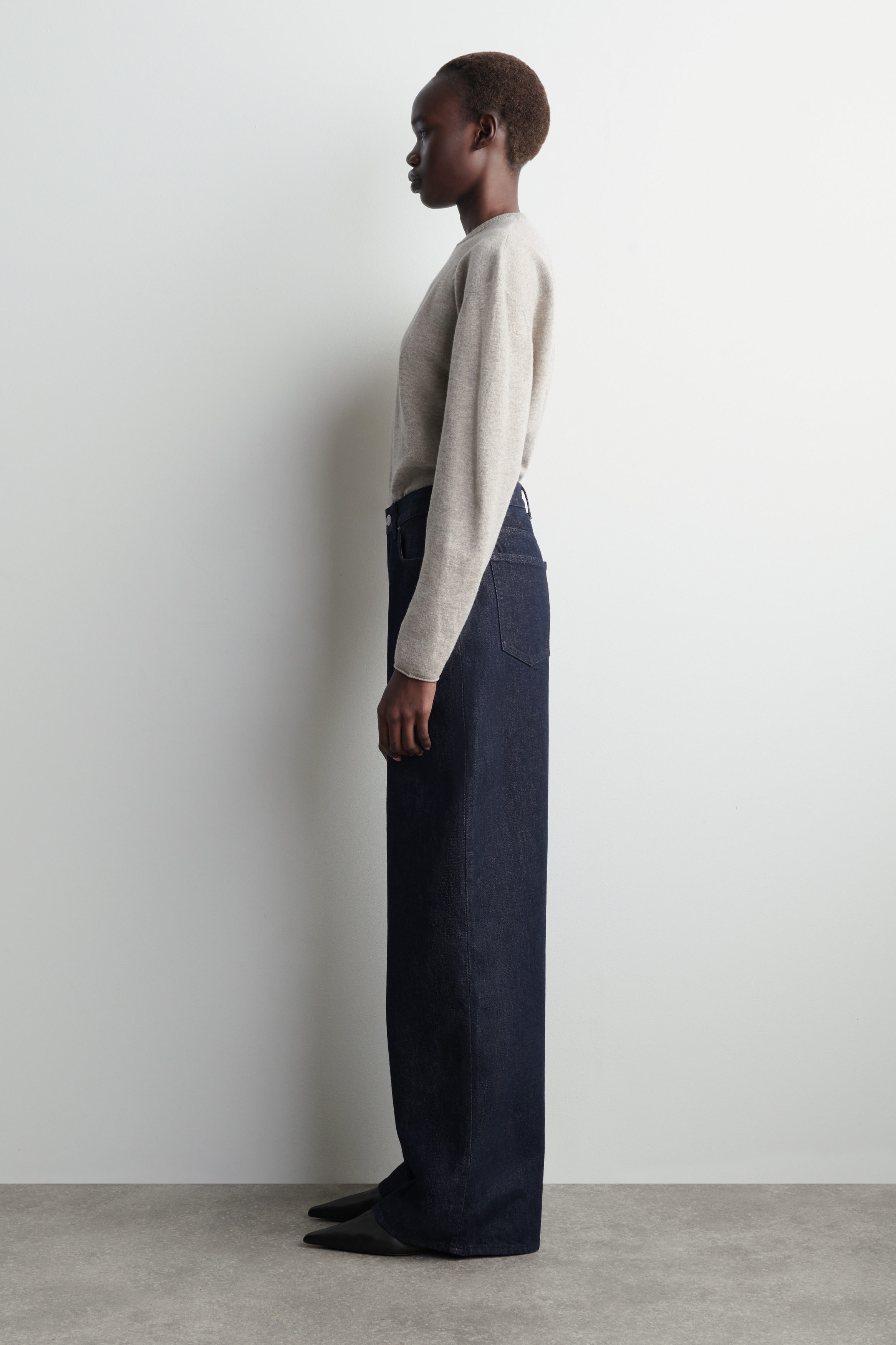 DIAL WIDE-LEG JEANS - DARK BLUE | COS US