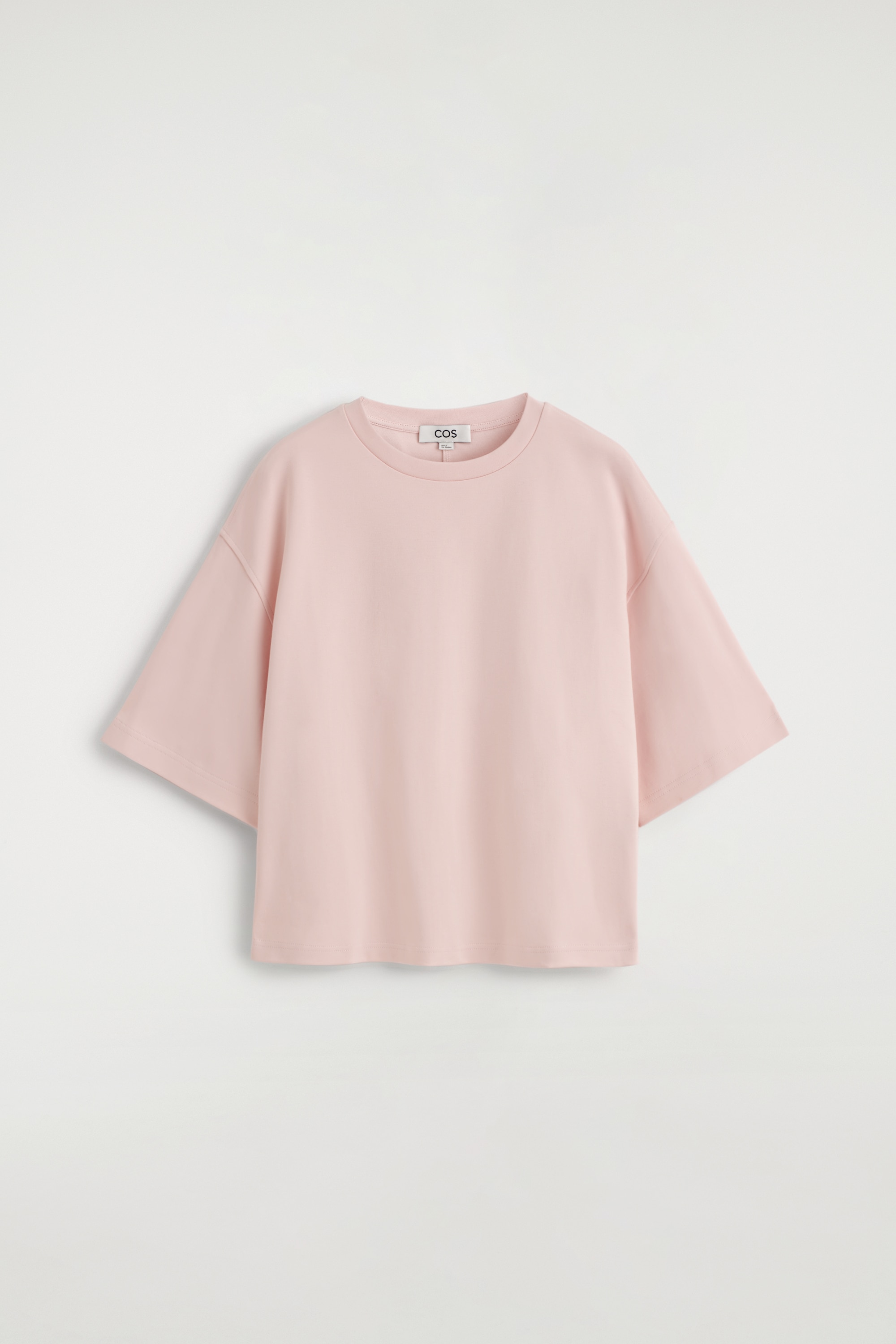 T-SHIRT OVERSIZE IN COTONE DAL TAGLIO BOXY - ROSA/NERO/BIANCO/GRIGIO MÉLANGE/MARRONE SCURO