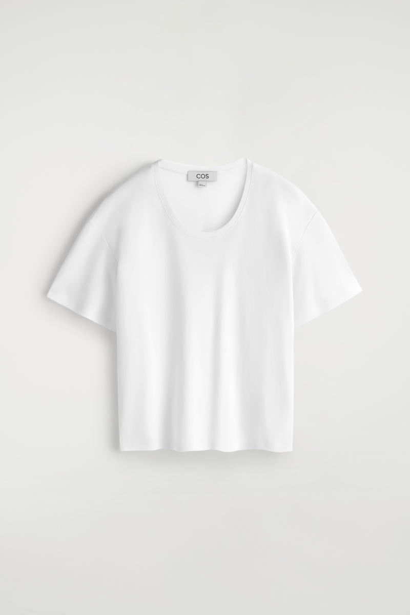 Scoop-Neck Cotton T-Shirt