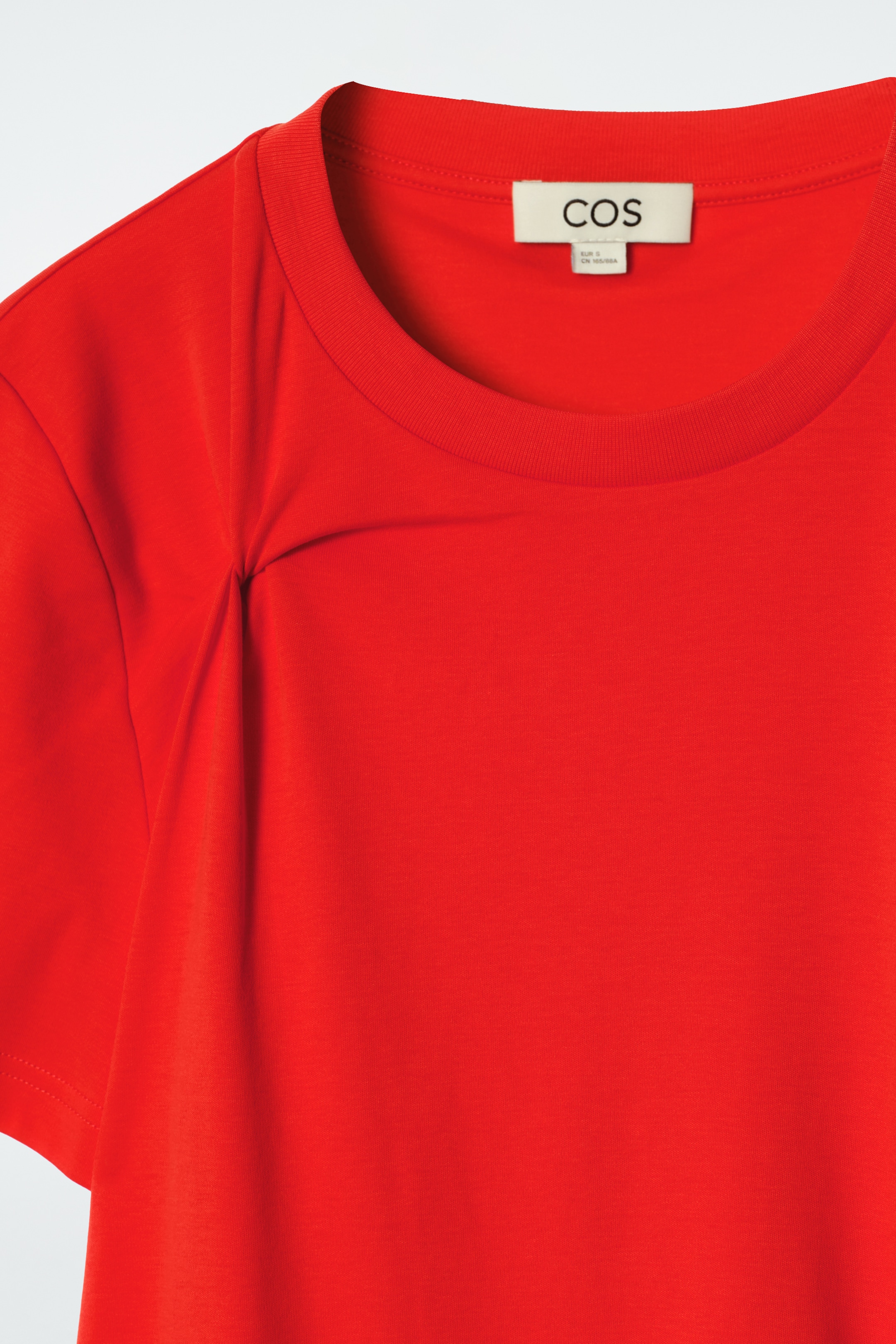 Visa större bild: T-SHIRT MED KNUTNA DETALJER - RÖD - DAM | H&M SE 6