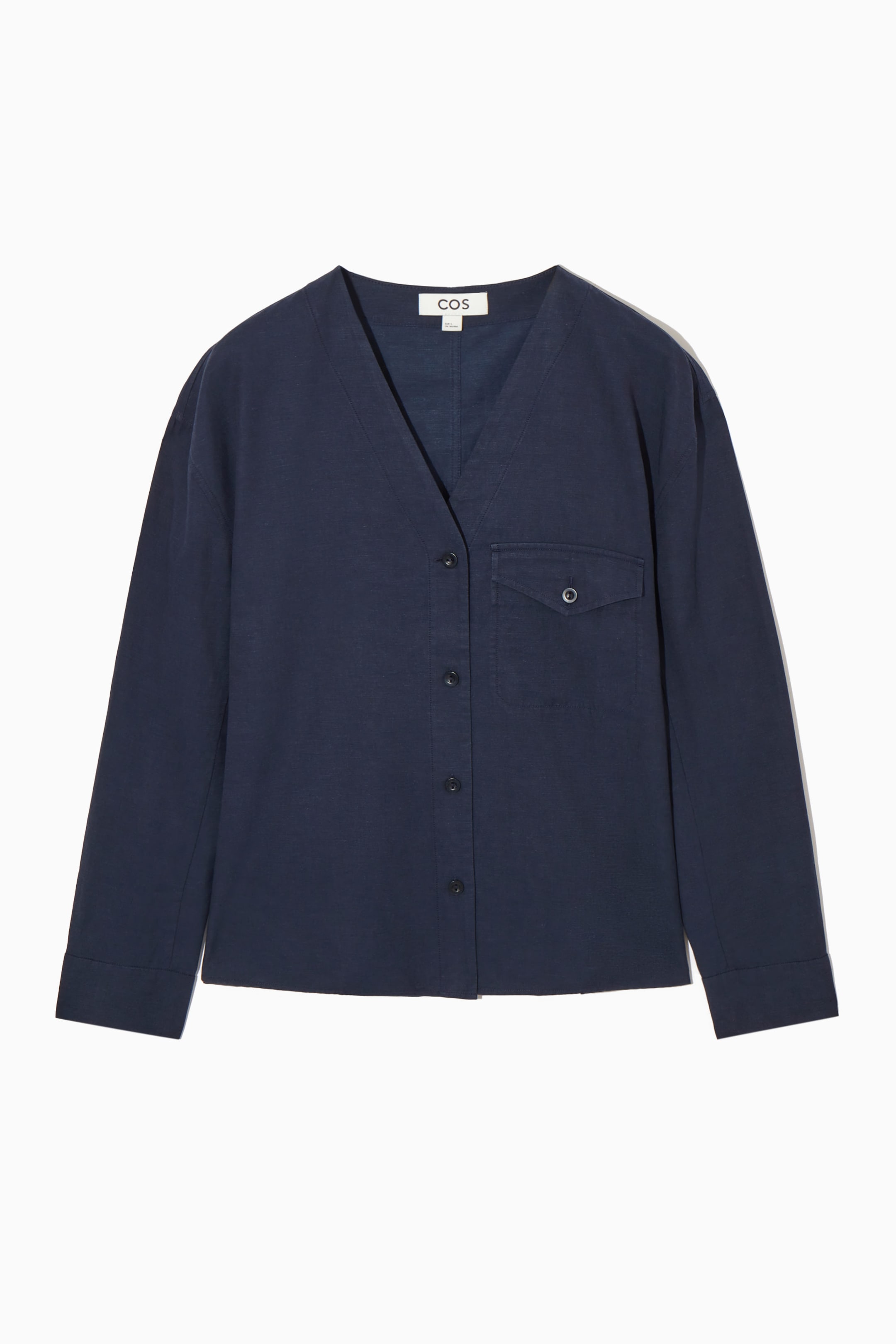 LIGHTWEIGHT V-NECK BLOUSE