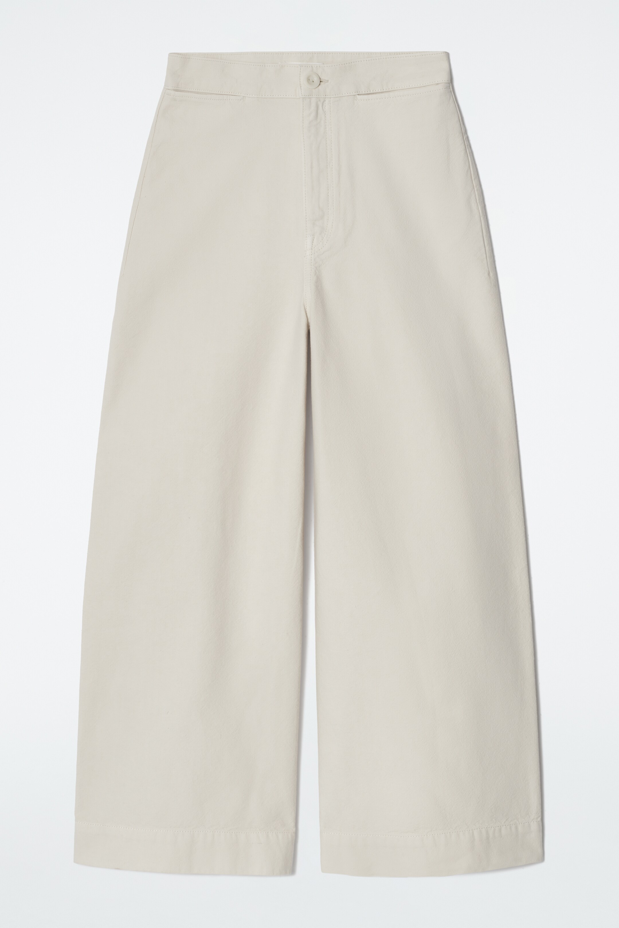Agrandir l'image: PANTALON LARGE EN DENIM - ÉCRU - FEMME | H&M FR 4