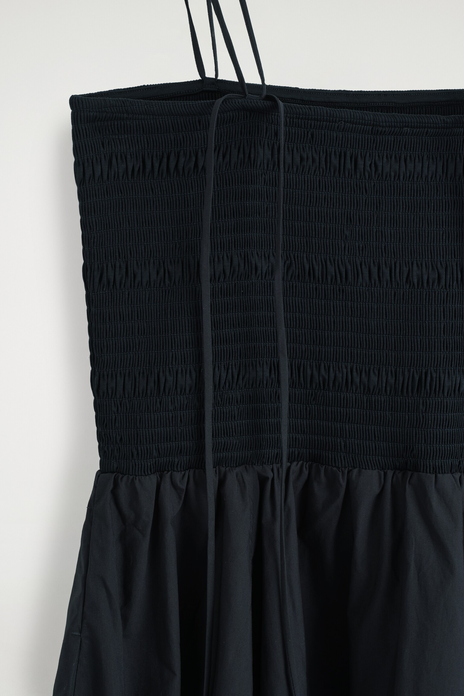 ROBE MIDI SMOCKÉE - BLEU MARINE/VERT CLAIR/ROSE - 5