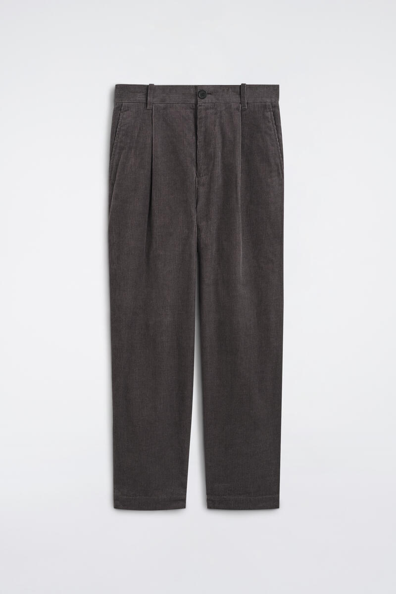 Corduroy Relaxed-Fit Tapered Pants