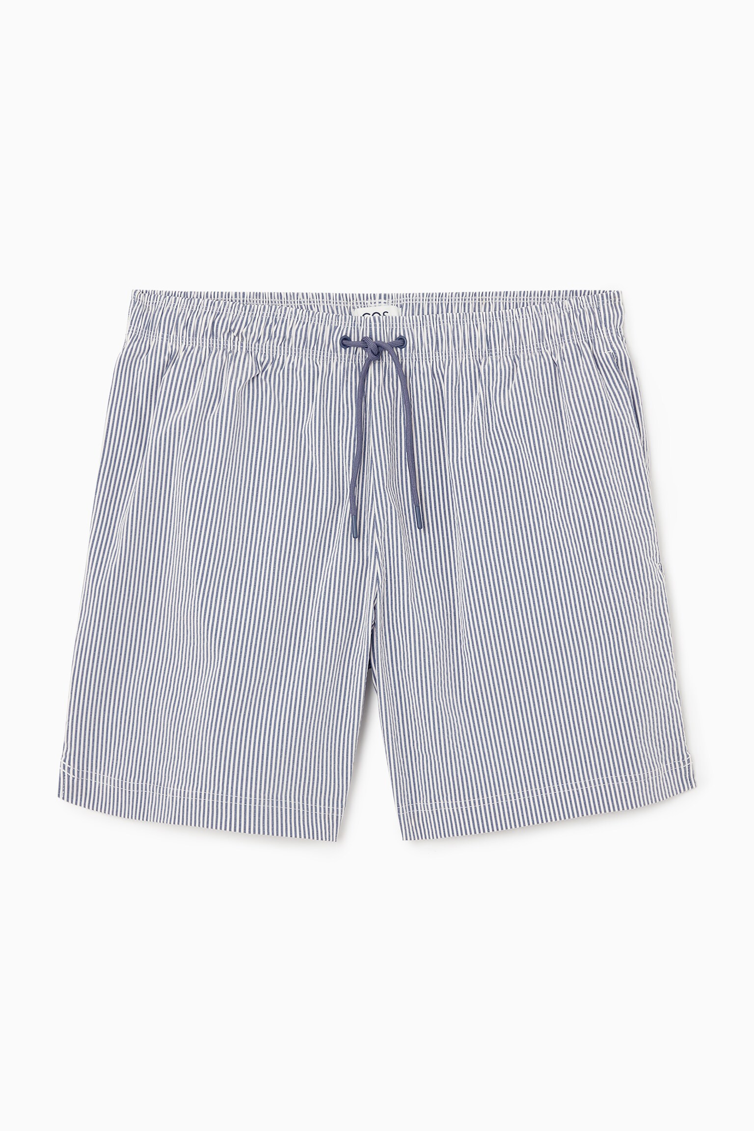 SHORT DE BAIN EN CRÊPE RAYÉ - BLEU / RAYÉ/JAUNE / RAYÉ - 2