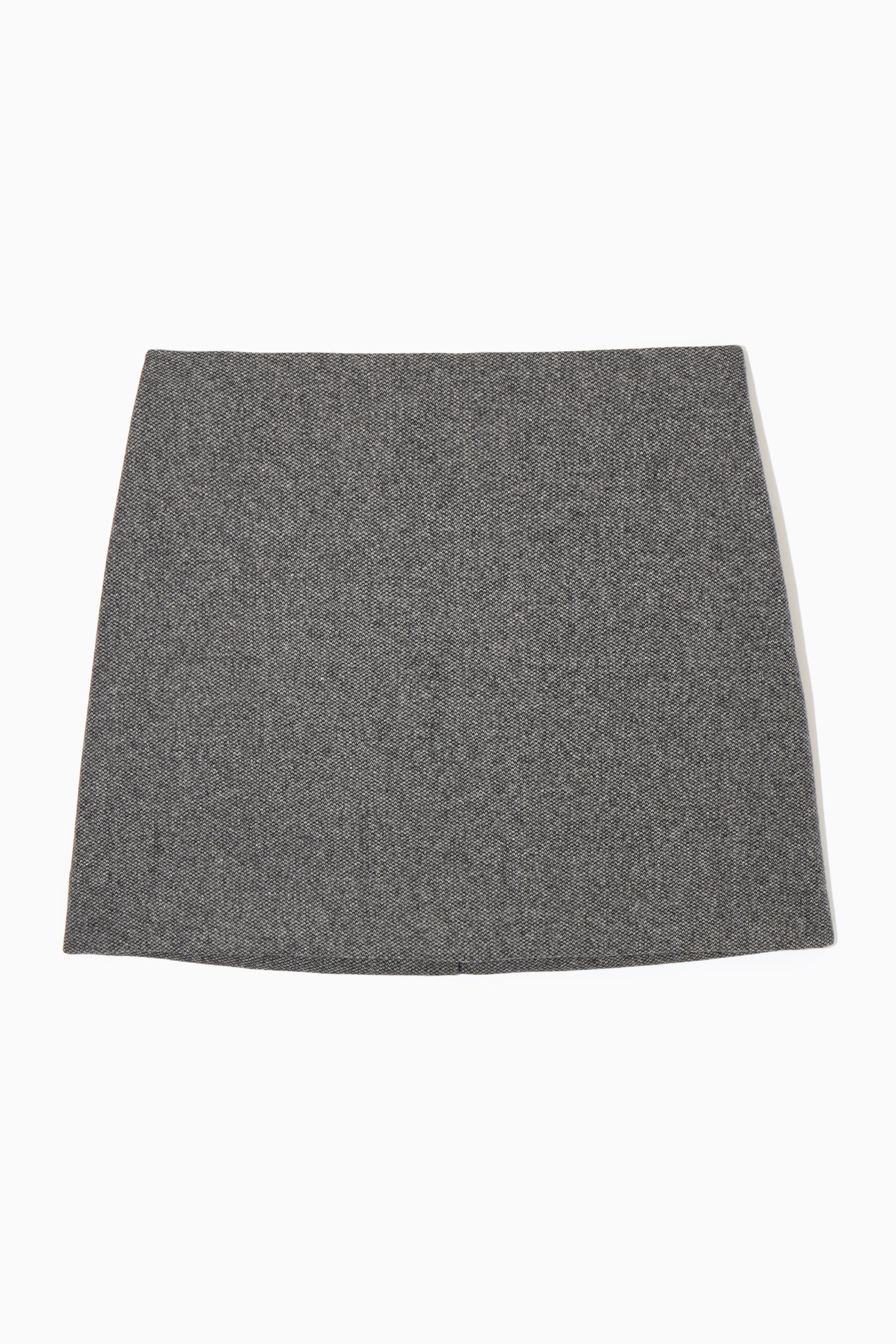 Agrandir l'image: MINI-JUPE JACQUARD DE LAINE - NOIR / BLANC - FEMME | H&M CH 1