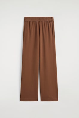FLUID JERSEY JOGGERS — BROWN 2