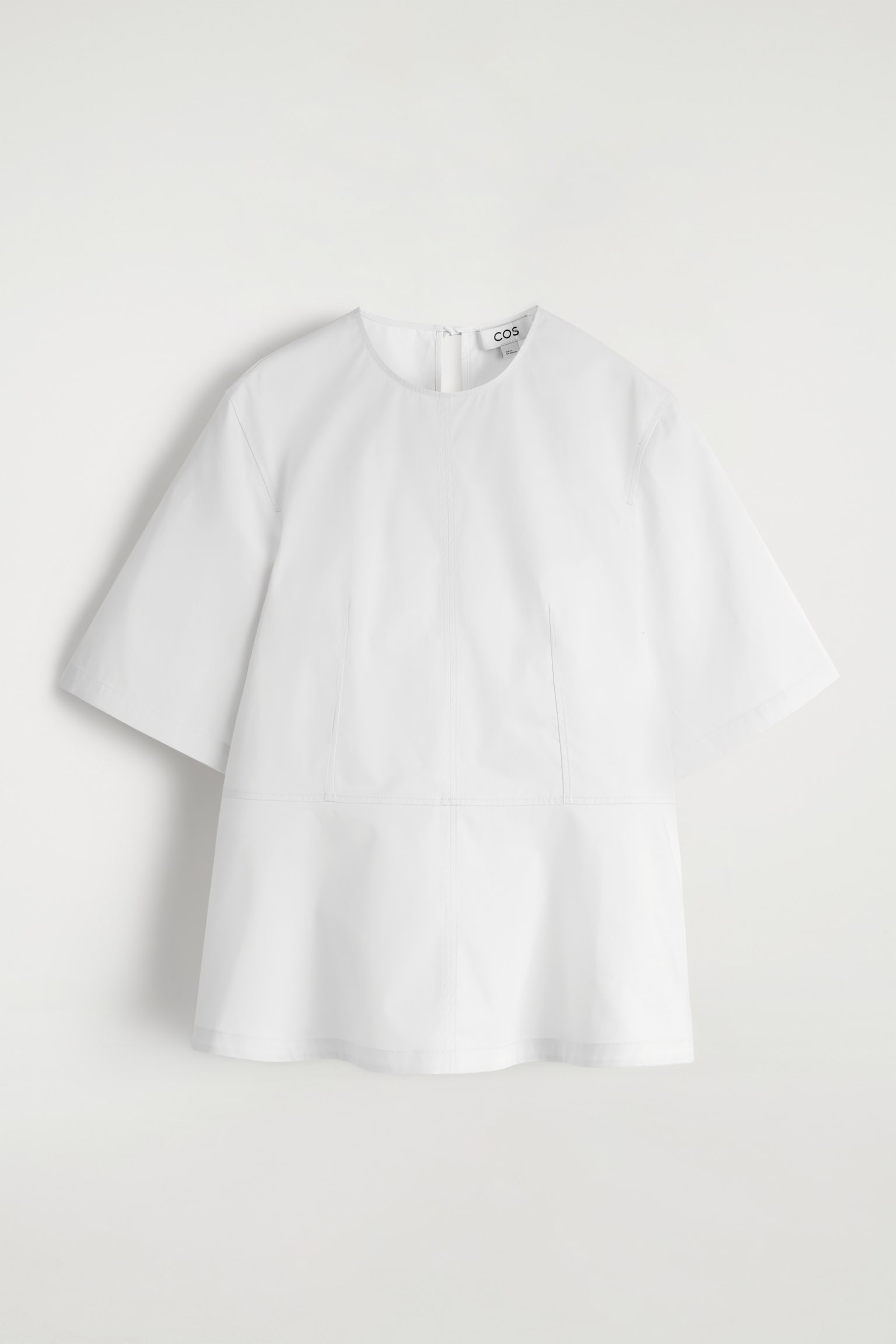 HAUT À BASQUE EN COTON - BLANC/NOIR - 2