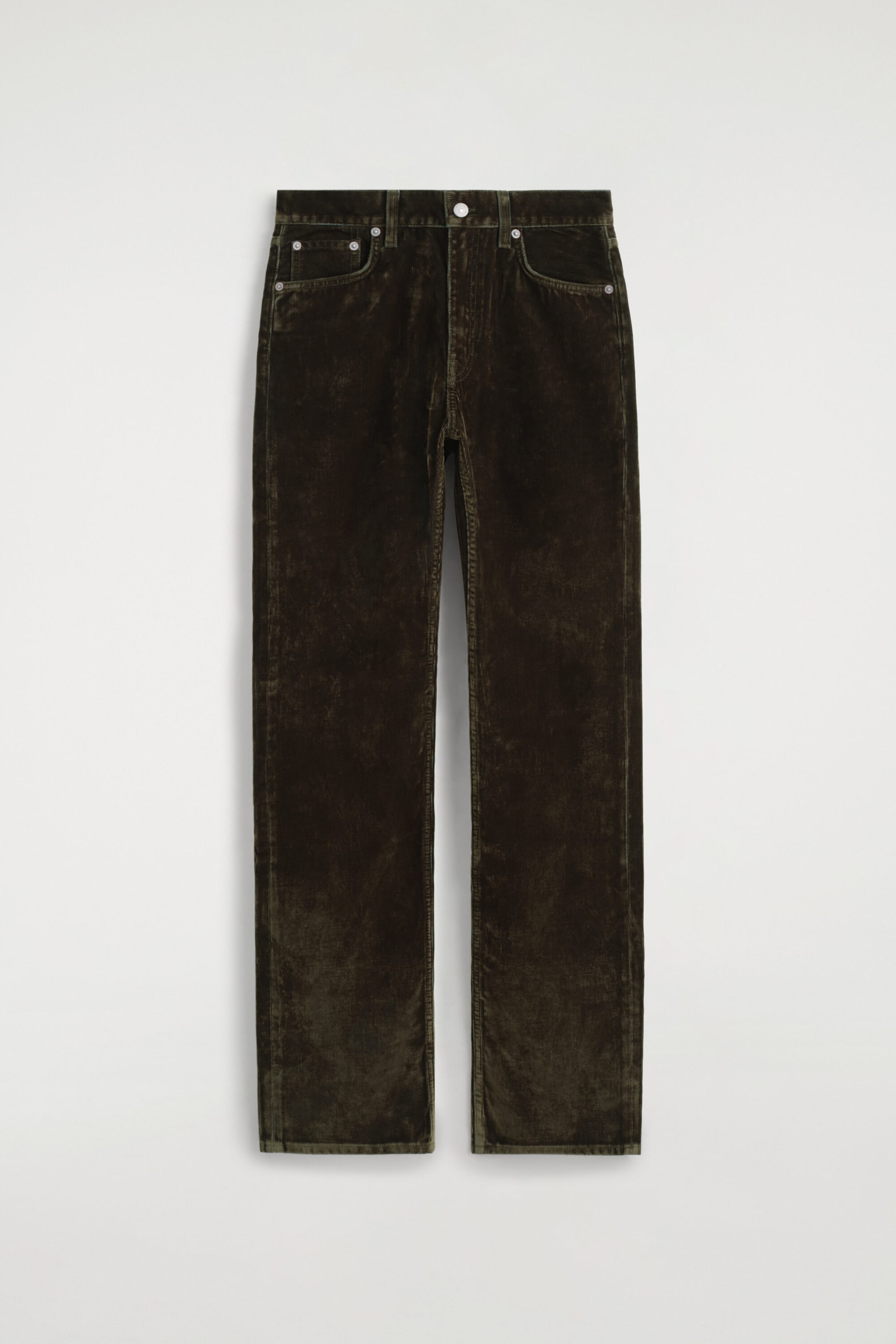 CHORD CORDUROY STRAIGHT-LEG JEANS