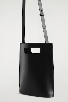 FOLIO MINI BAG - LEATHER — BLACK 1