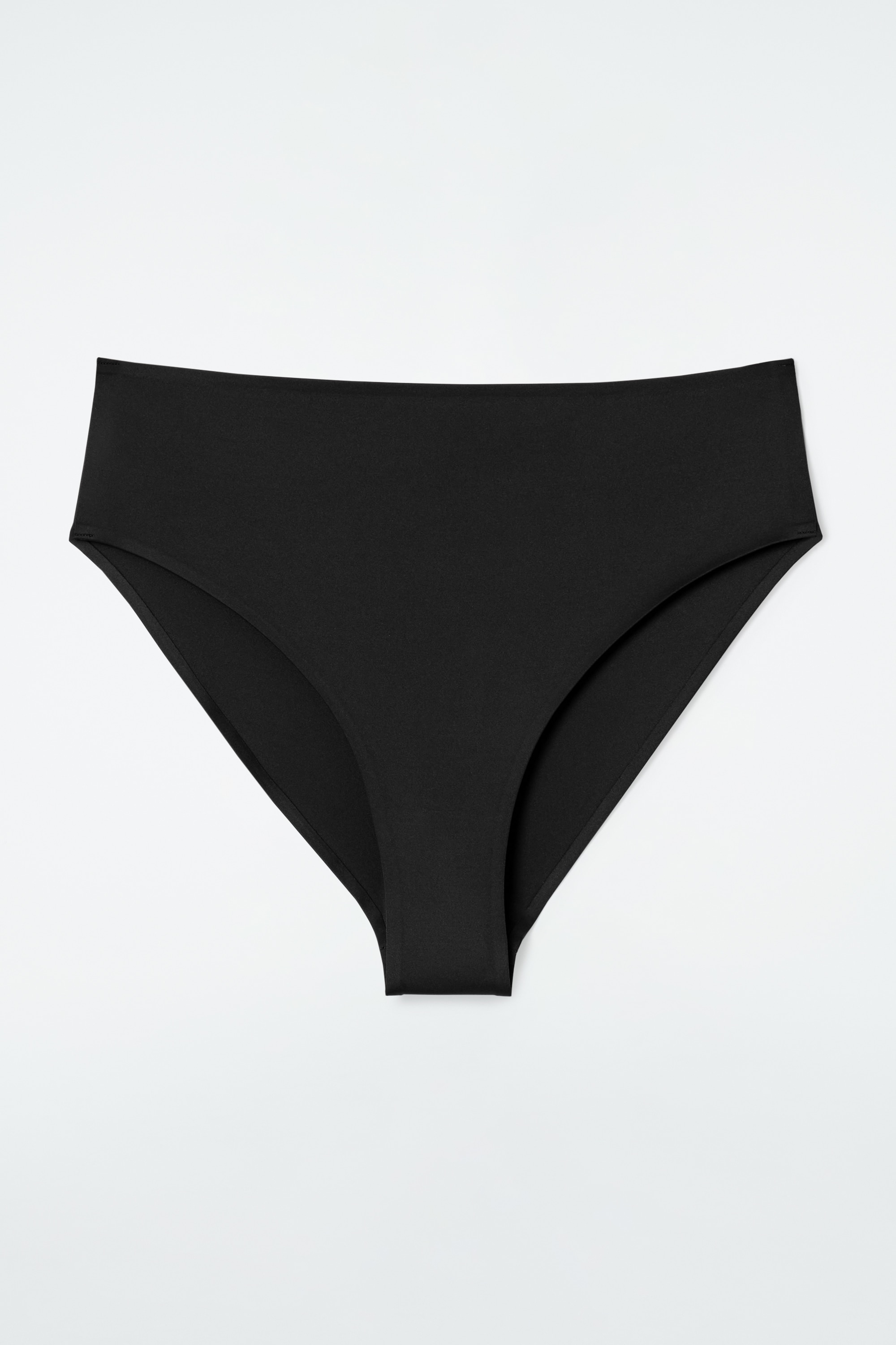 HIGH-WAISTED SCUBA BIKINI BRIEFS - BLACK/KHAKI/BURGUNDY