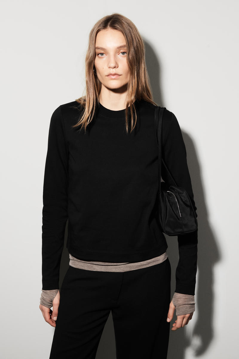 Clean Cut Long-Sleeved T-Shirt