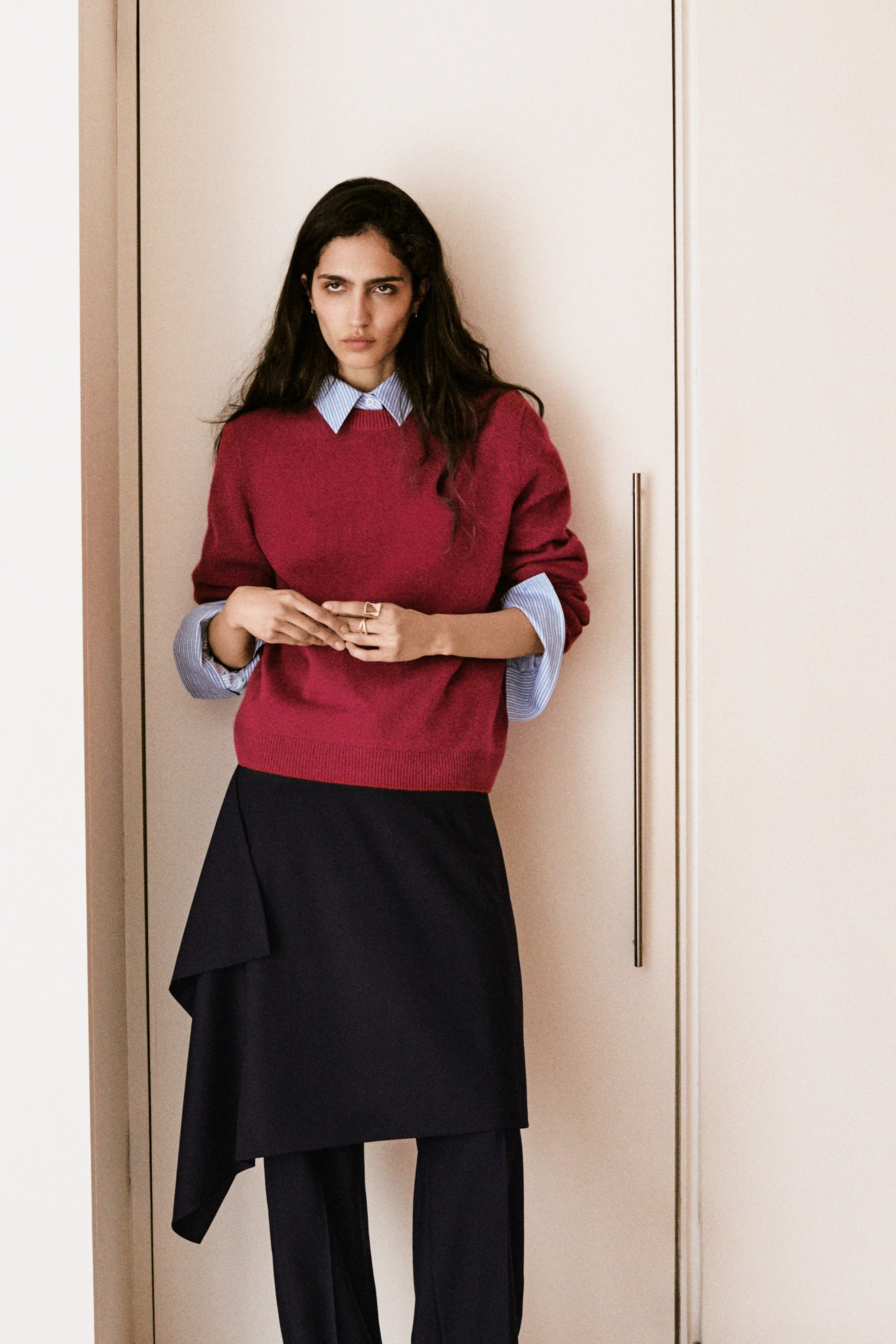 CASHMERE CREW-NECK JUMPER