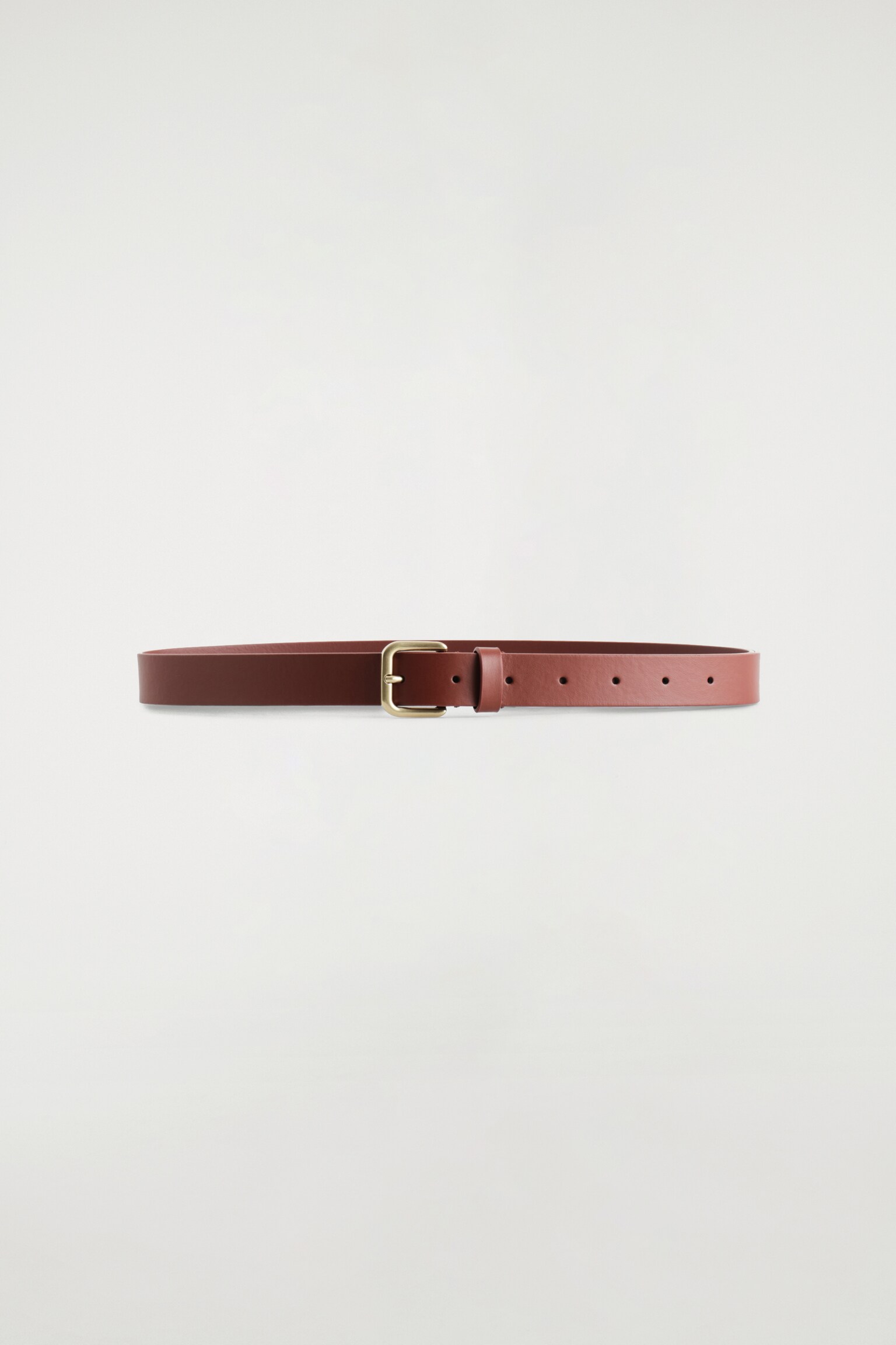CEINTURE EN CUIR - BRUN/NOIR - 2