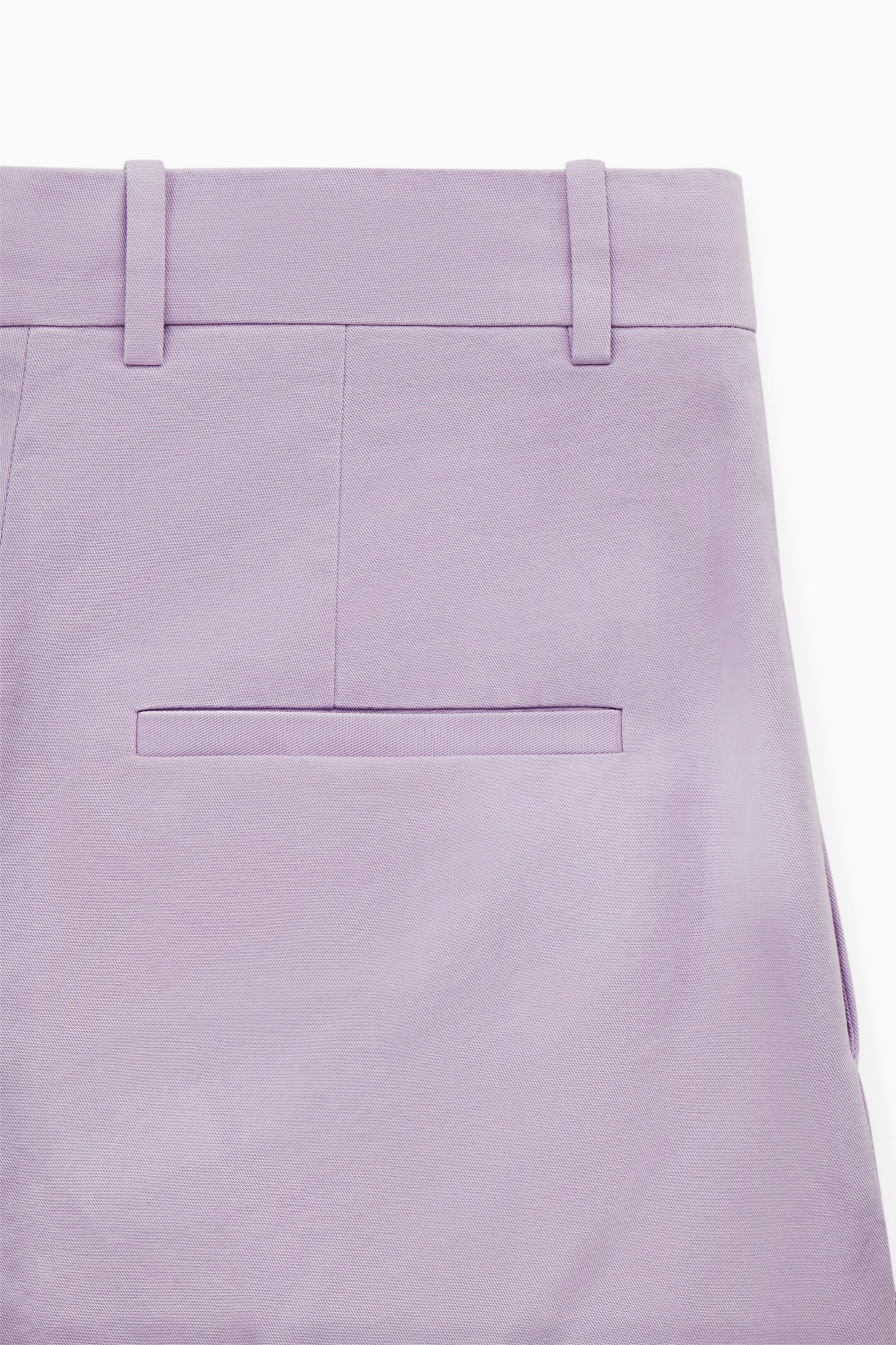 Agrandir l'image: PANTALON DE TAILLEUR LARGE DÉCONTRACTÉ - LILAS CLAIR - FEMME | H&M CH 2