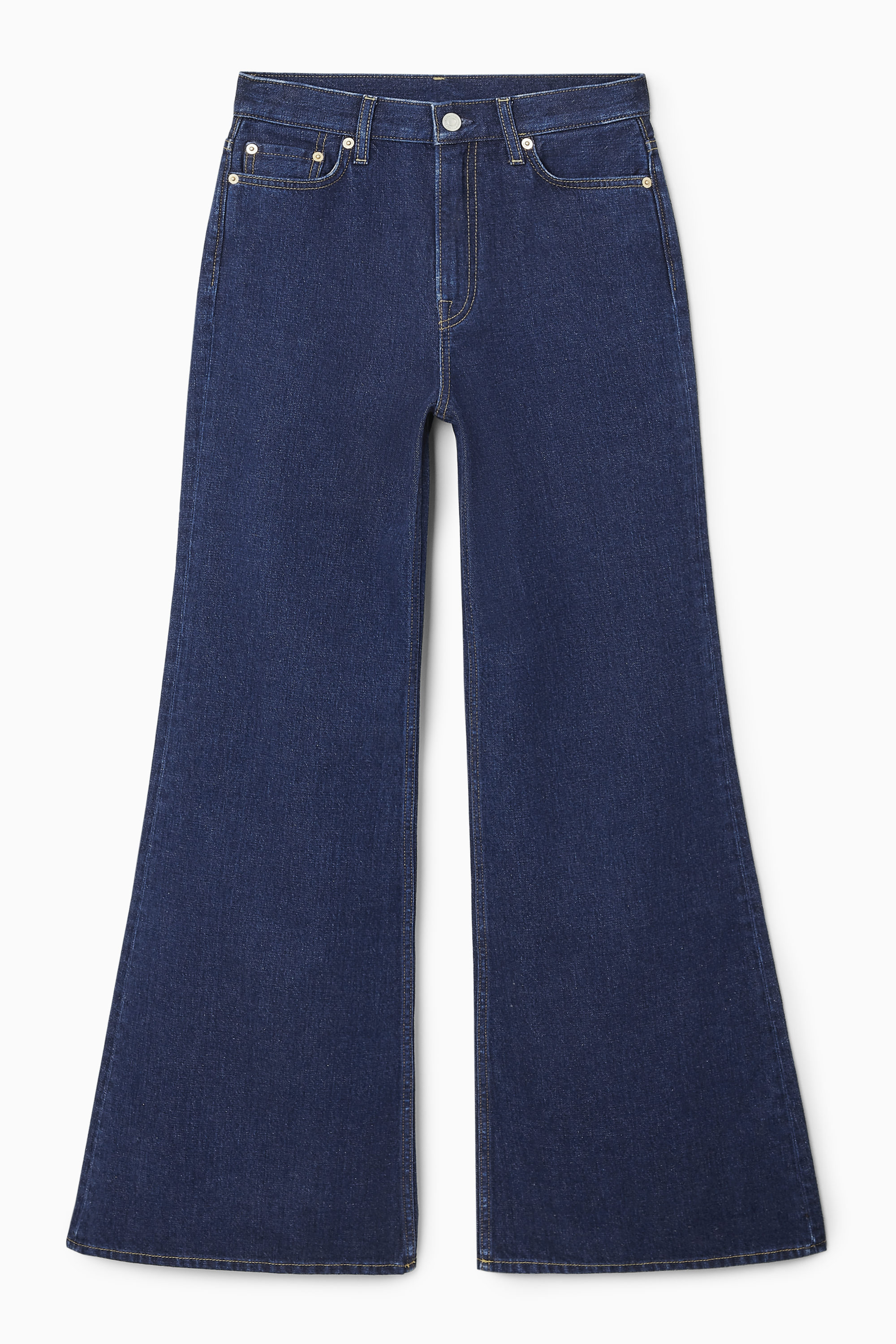 ◇DNSR◇ Wide flare denim pants blue Wrangler Women Wanderer 622 Denim Jean 25 High Rise Flare