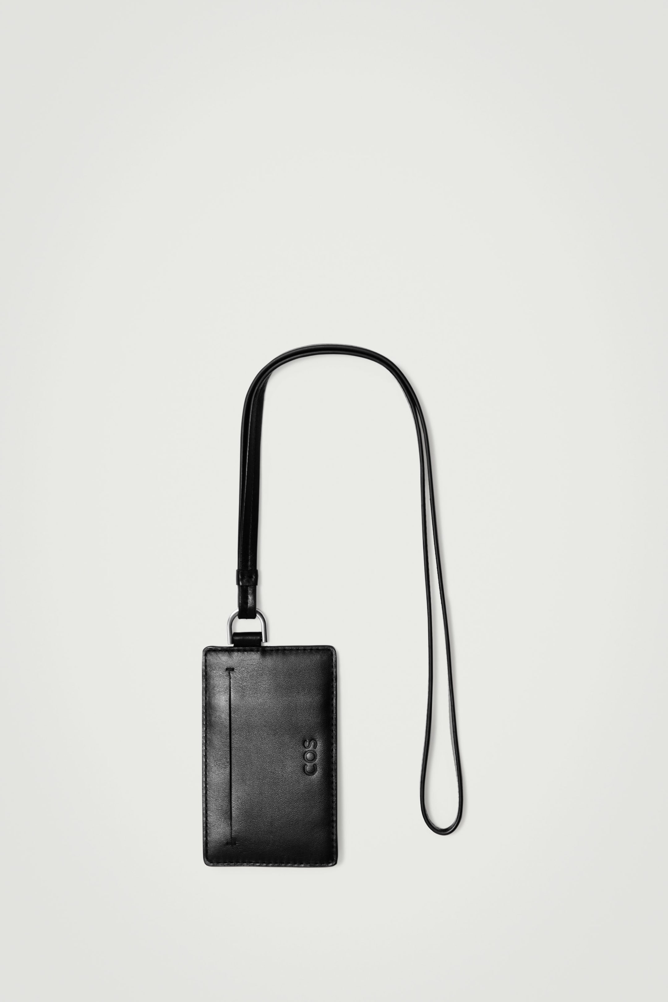 CARDHOLDER LANYARD - LEATHER