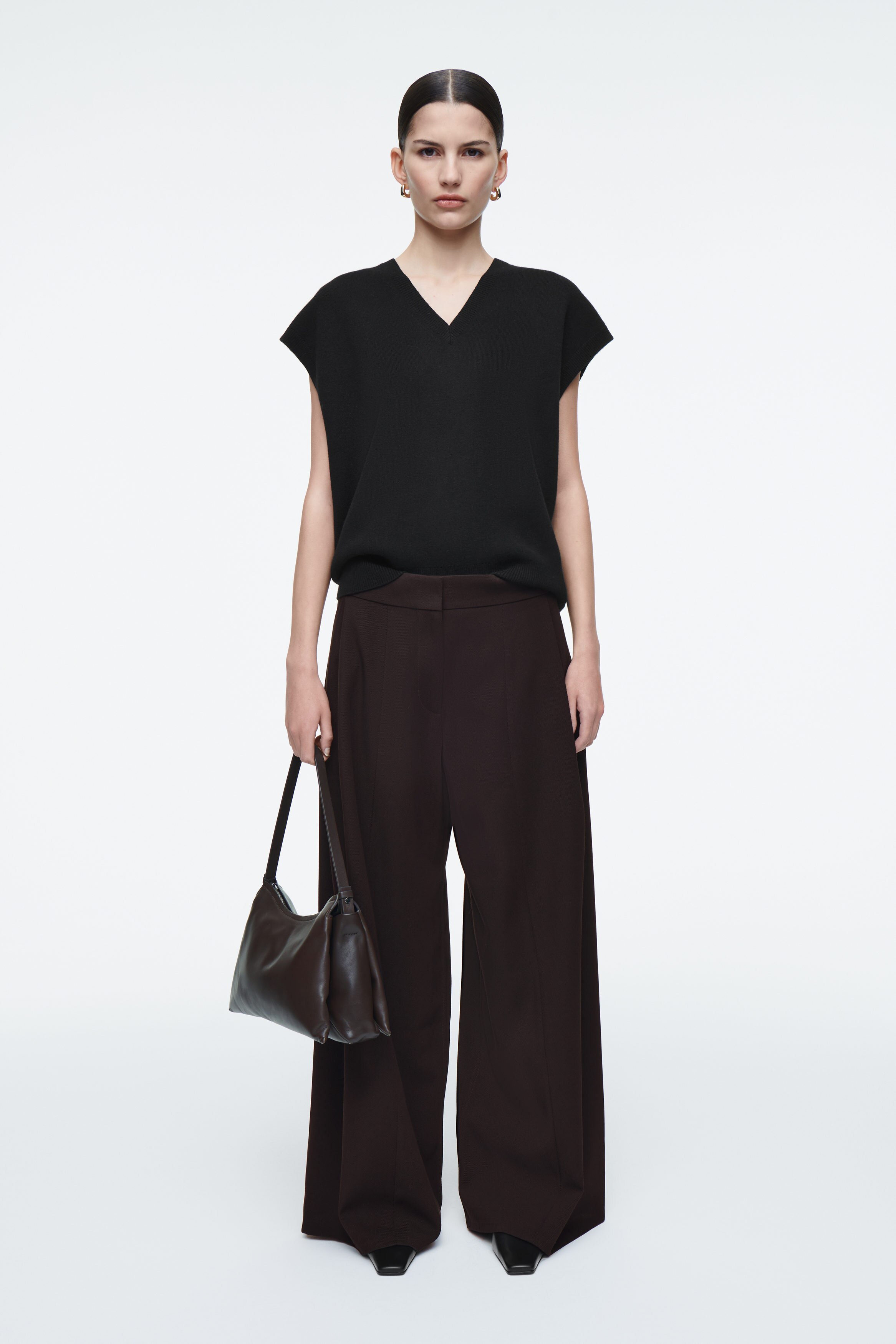 TOME CROSSBODY BAG - LEATHER - CHESTNUT | COS