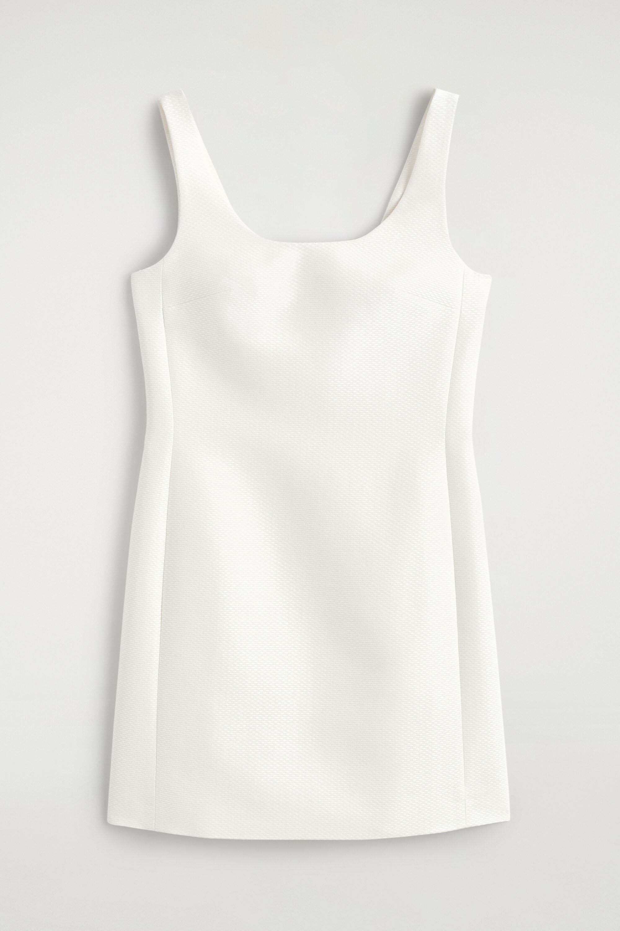 Sculpted Textured Mini Dress