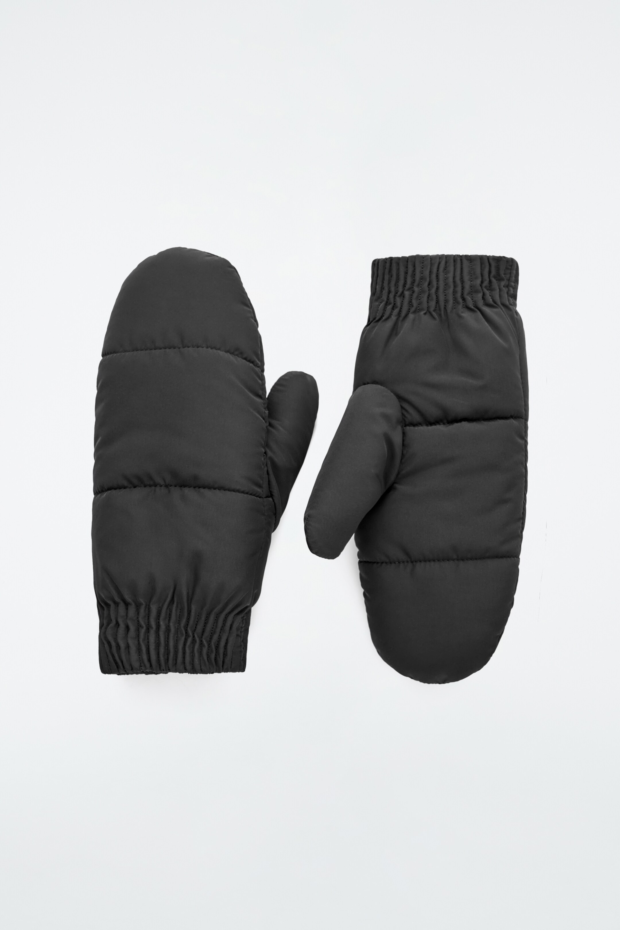 View larger image: FAUX SHEARLING-LINED PADDED MITTENS - BLACK - Ladies | H&M GB 1