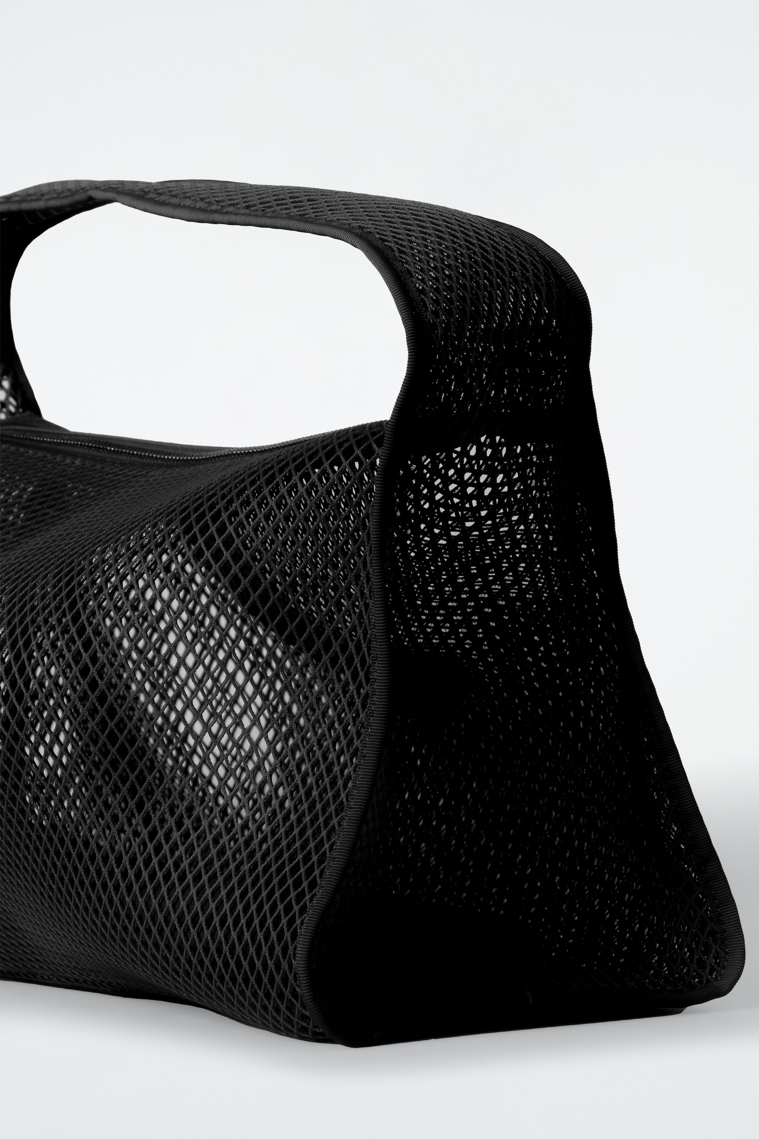 BOLSO TOTE MINI - MALLA - NEGRO - 5