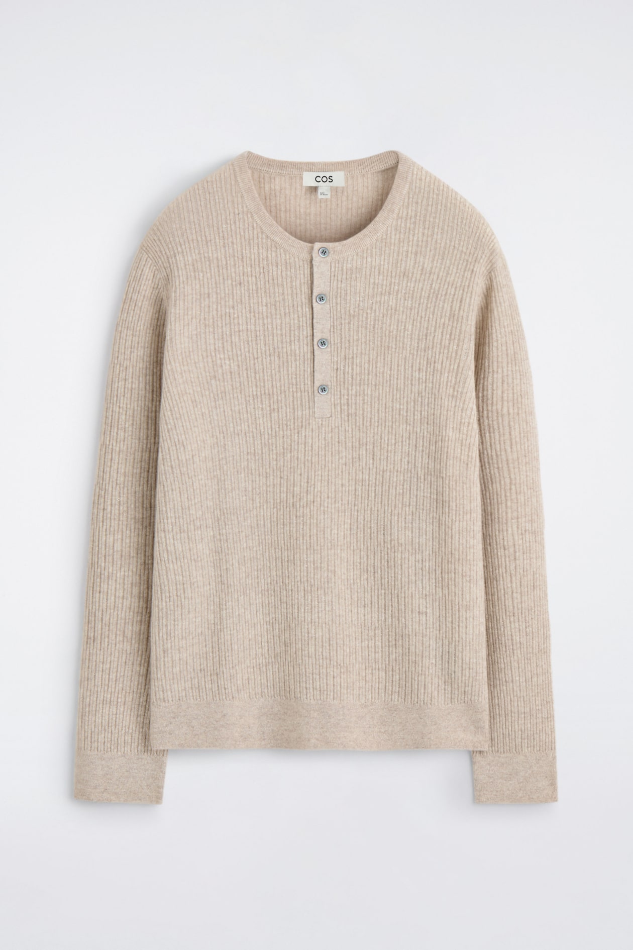 HENLEY-OBERTEIL AUS KASCHMIR-LEINEN-MIX