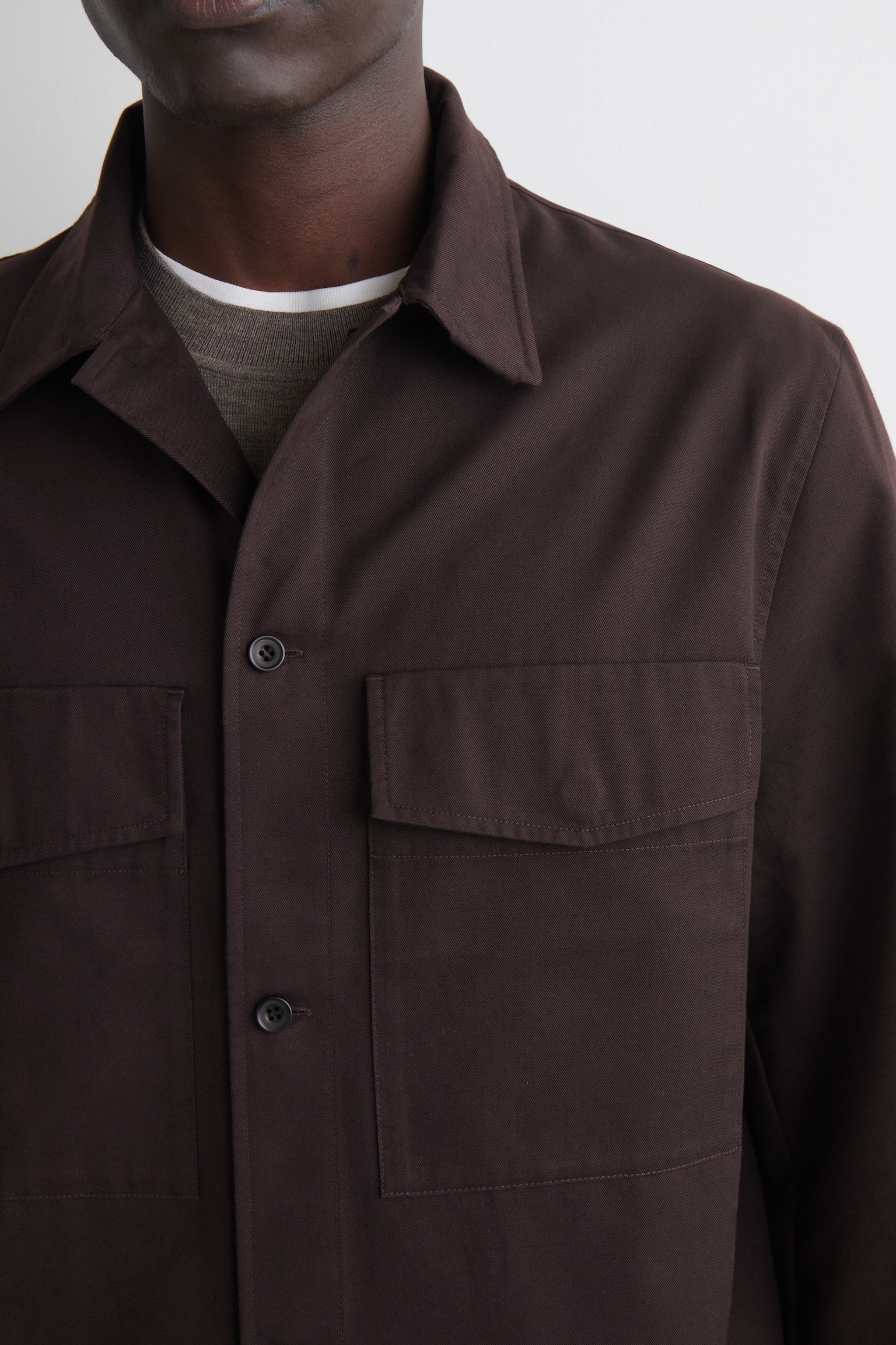 ΧΑΛΑΡΟ ΒΑΜΒΑΚΕΡΟ ΠΟΥΚΑΜΙΣΟ - ΣΚΟΥΡΟ ΚΑΦΕ/ΑΝΟΙΧΤΟ ΓΚΡΙ - 8