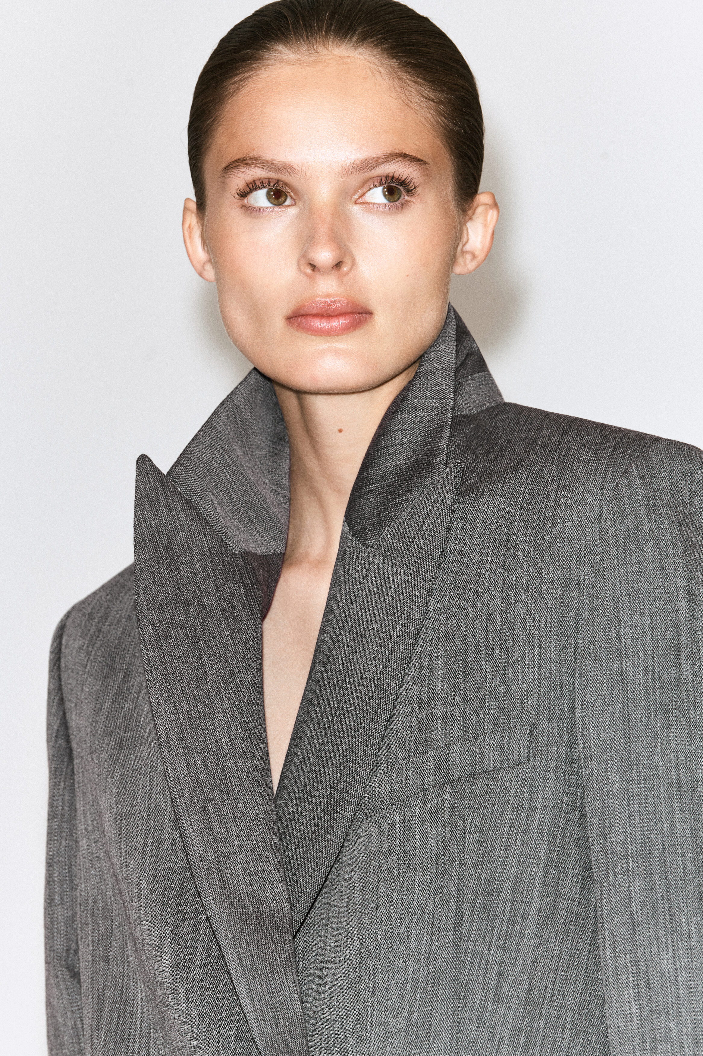 EXAGGERATED WOOL BLAZER - thumbnail 6