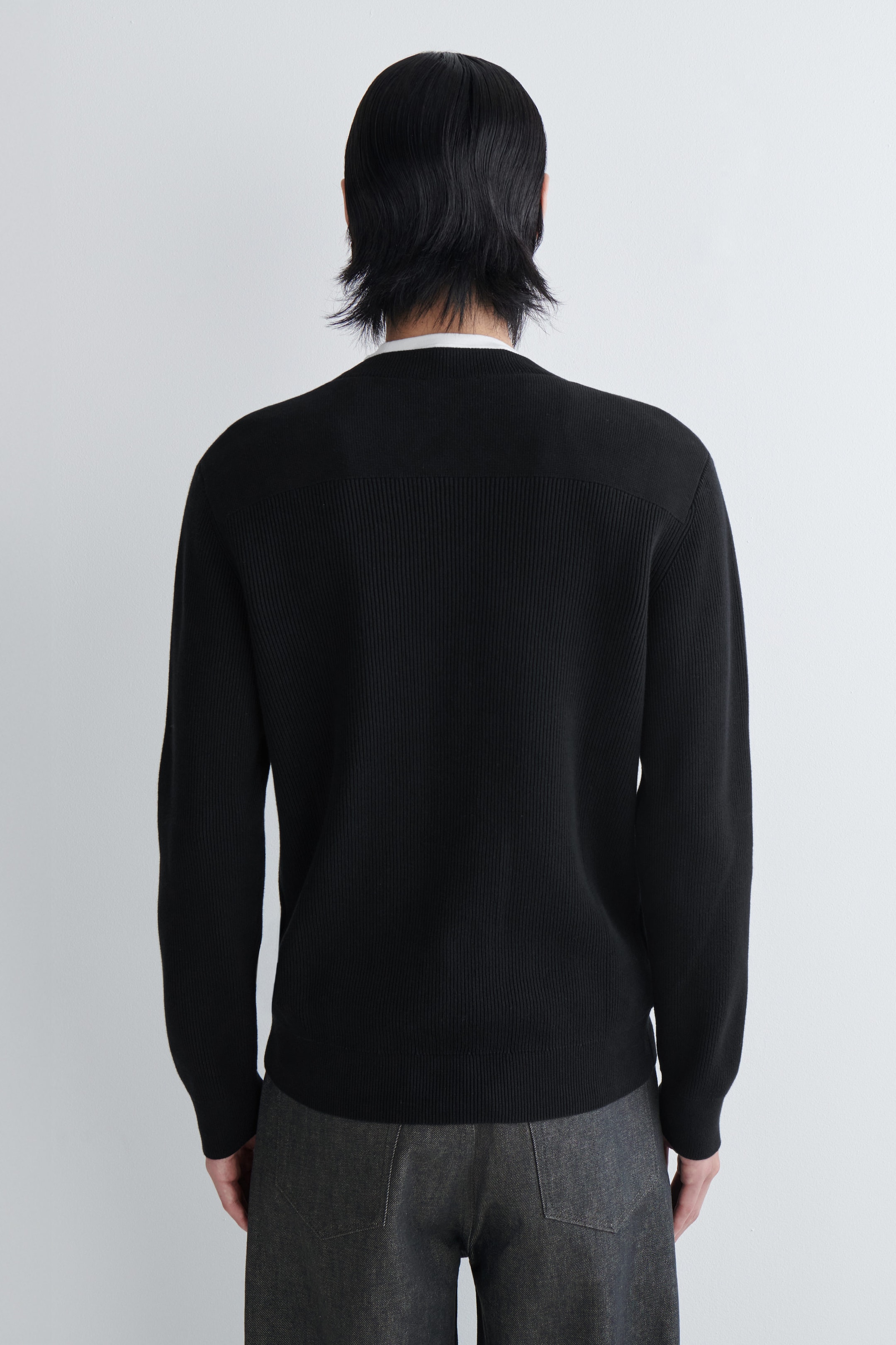 MAGLIONE GIROCOLLO IN COTONE