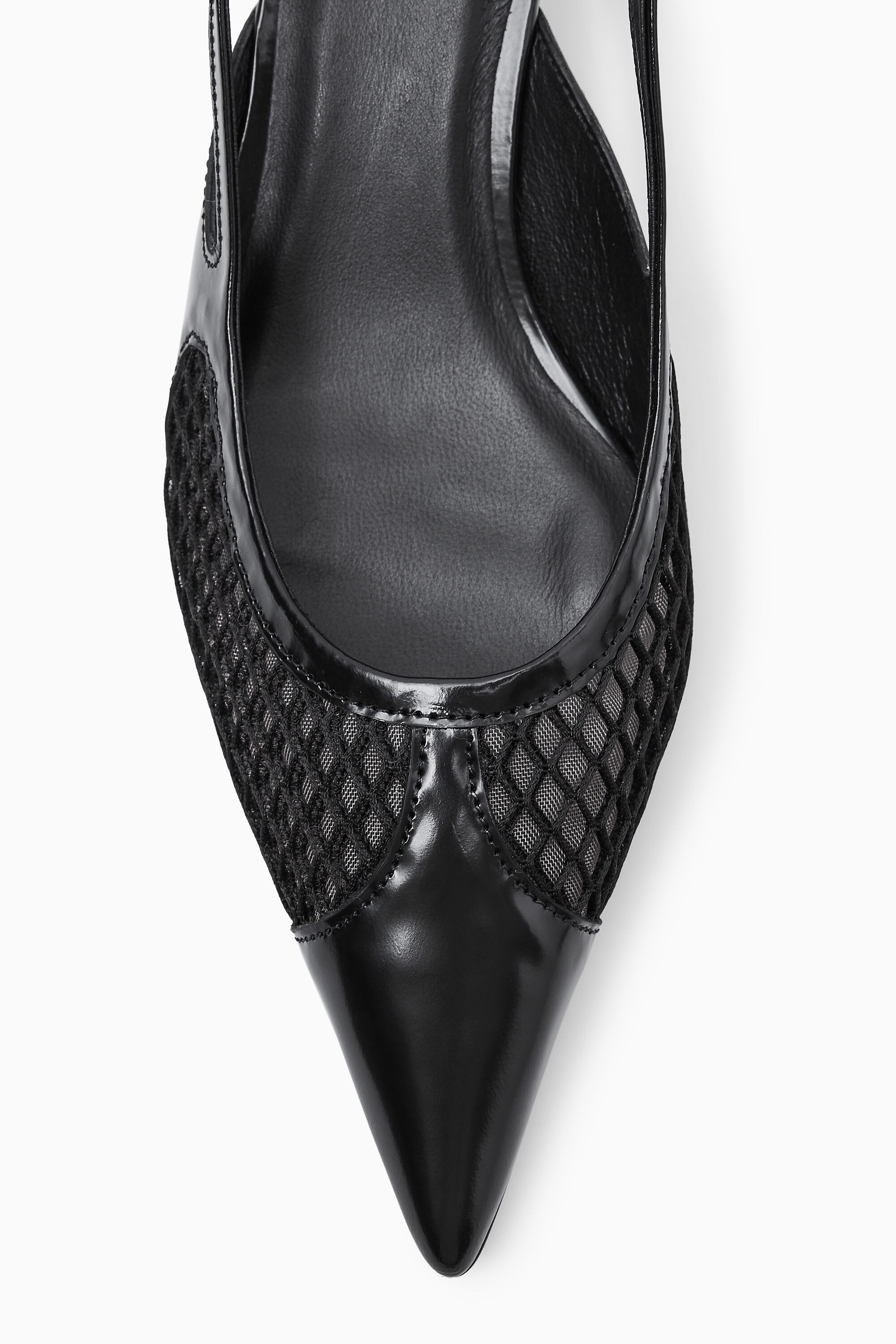 靴 Offen pointed-SCALLOP MESH / BLACK 靴 Offen pointed-SCALLOP MESH / BLACK pointed-SCALLOP MESH