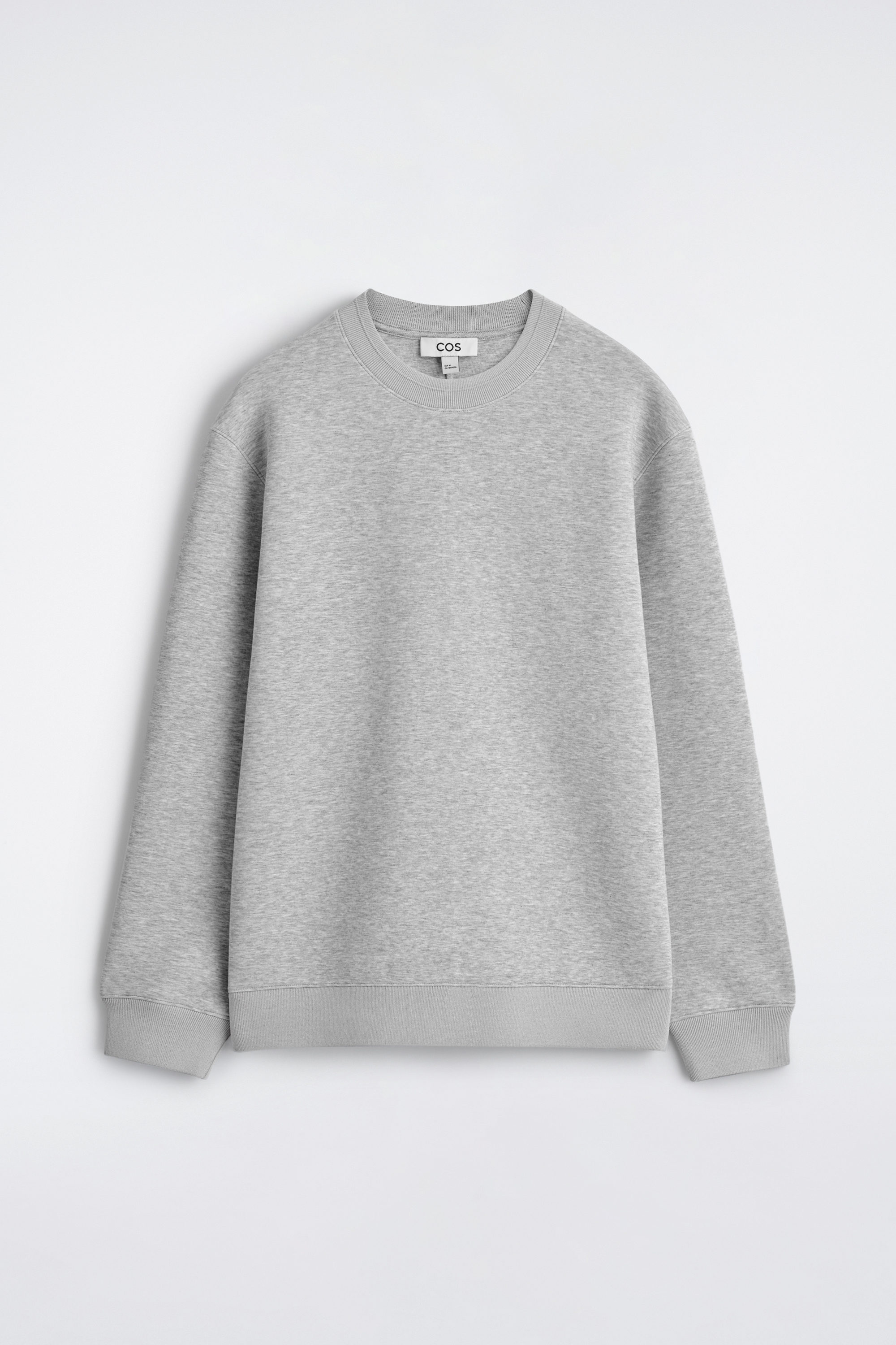 RELAXED SCUBA SWEATSHIRT - GRAY MÉLANGE | COS US