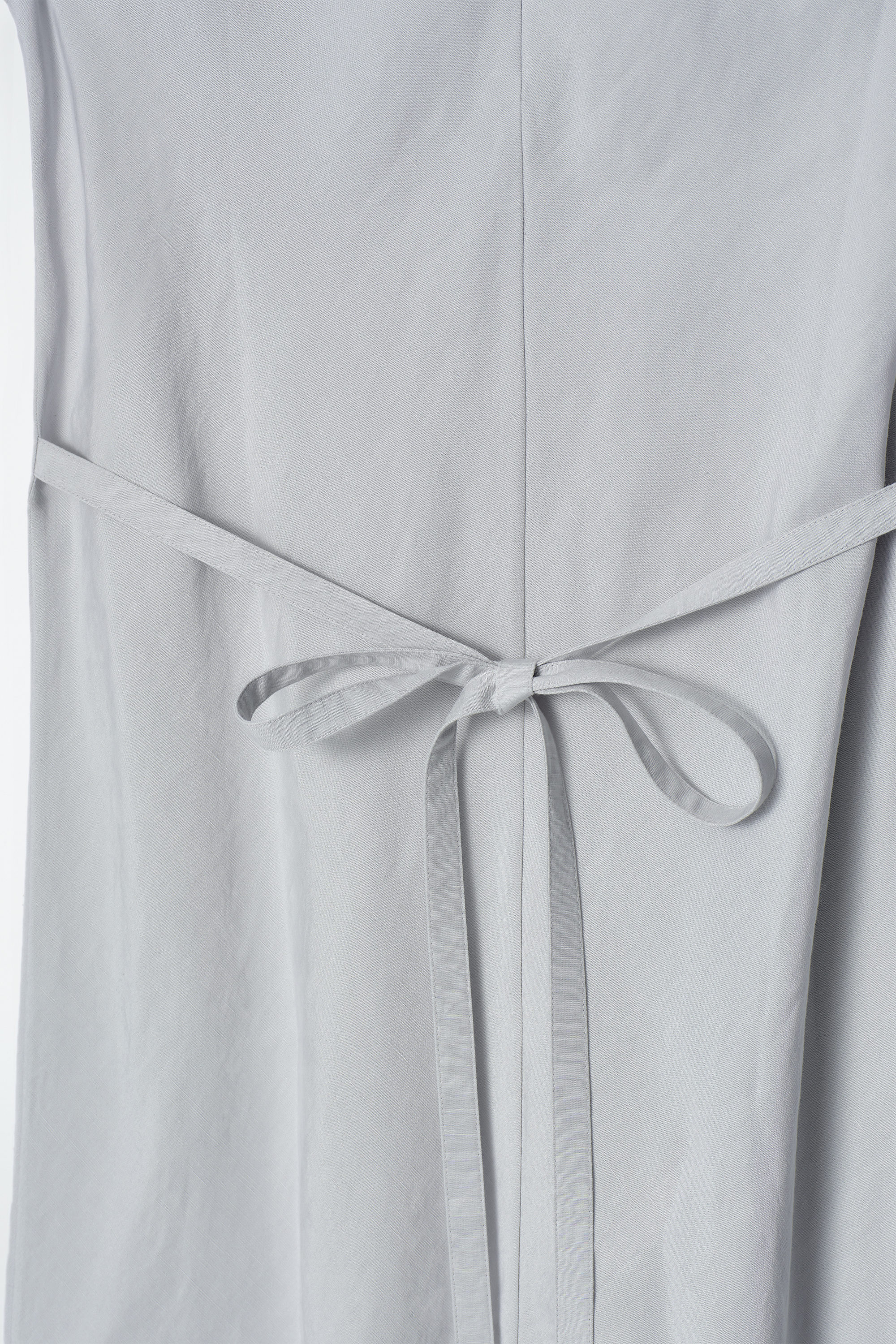 BIAS CUT LINEN BLEND MIDI DRESS - STEEL BLUE | COS US