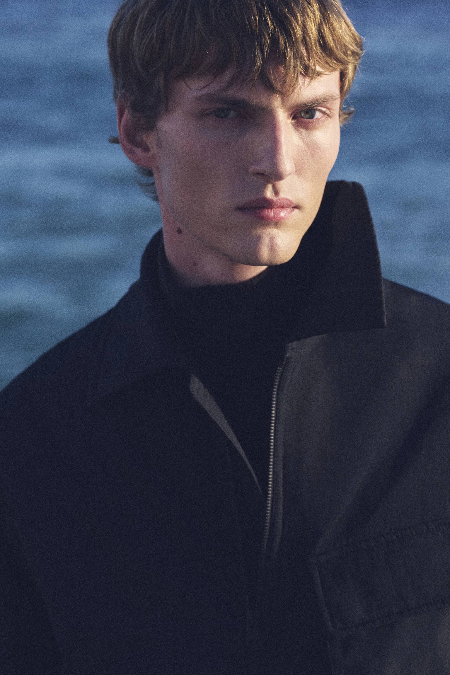 GEFÜTTERTE UTILITY-JACKE AUS NYLON - SCHWARZ/SALBEIGRÜN - 5