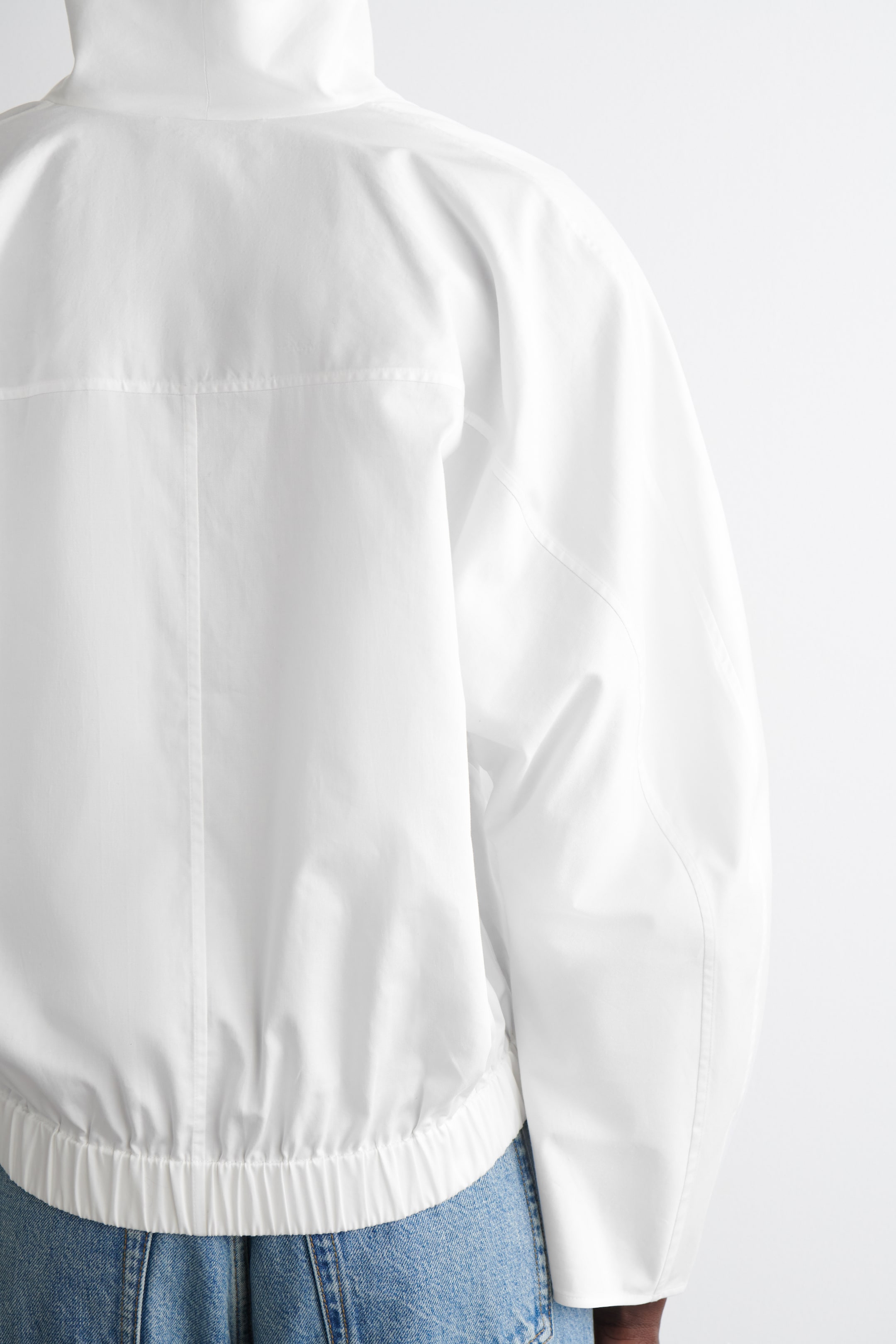 Größeres Bild ansehen: BAUMWOLLBLUSE MIT DRAPIERTEM KRAGEN - WEISS - Ladies | H&M DE 5