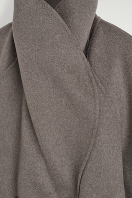 DOUBLE-FACED CASHMERE BOMBER JACKET — STONE 8