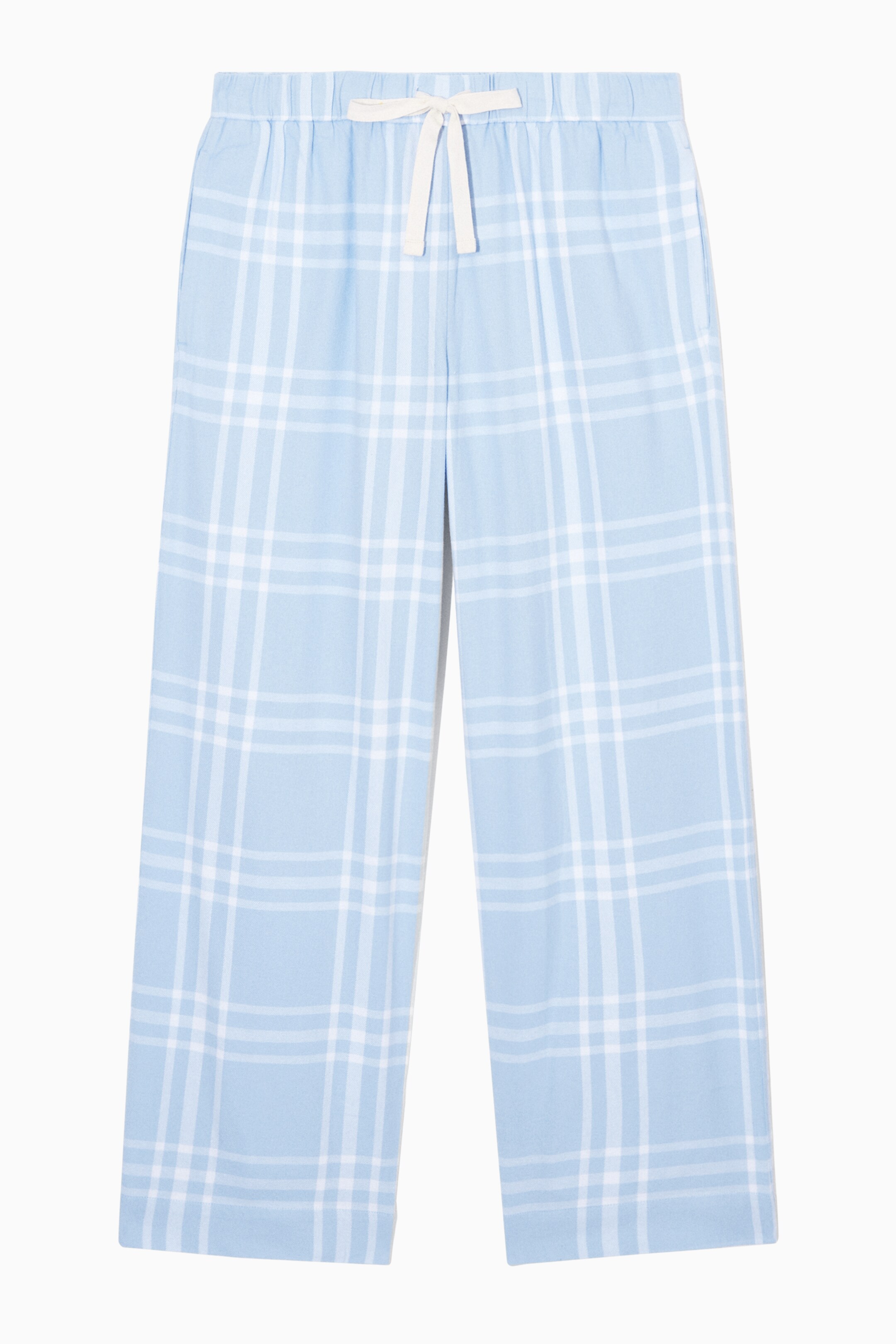 View larger image: CHECKED FLANNEL PYJAMA SET - LIGHT BLUE / WHITE / CHECKED - Ladies | H&M GB 3