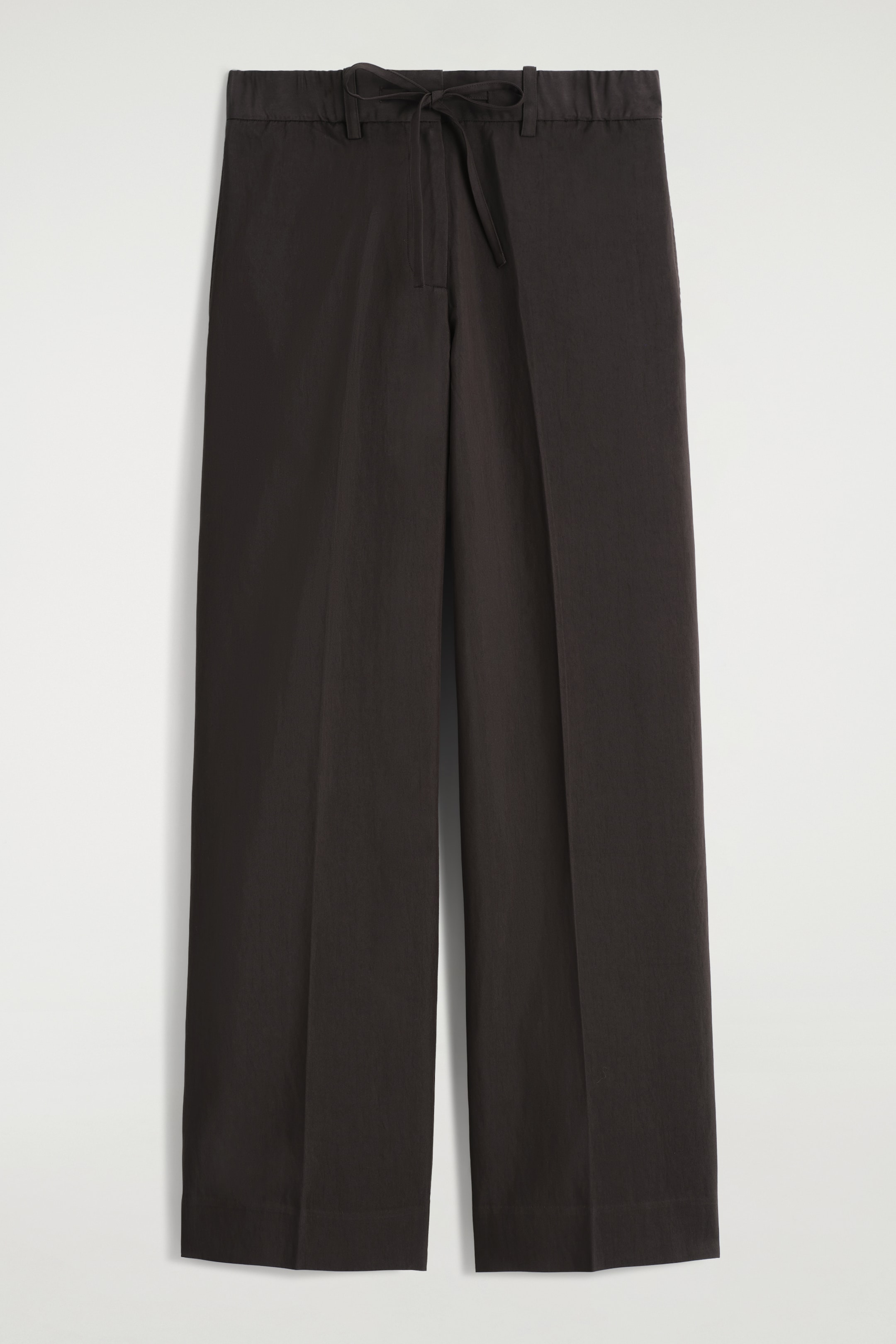 View larger image: FLUID DRAWSTRING TROUSERS - BROWN - Ladies | H&M GB 5