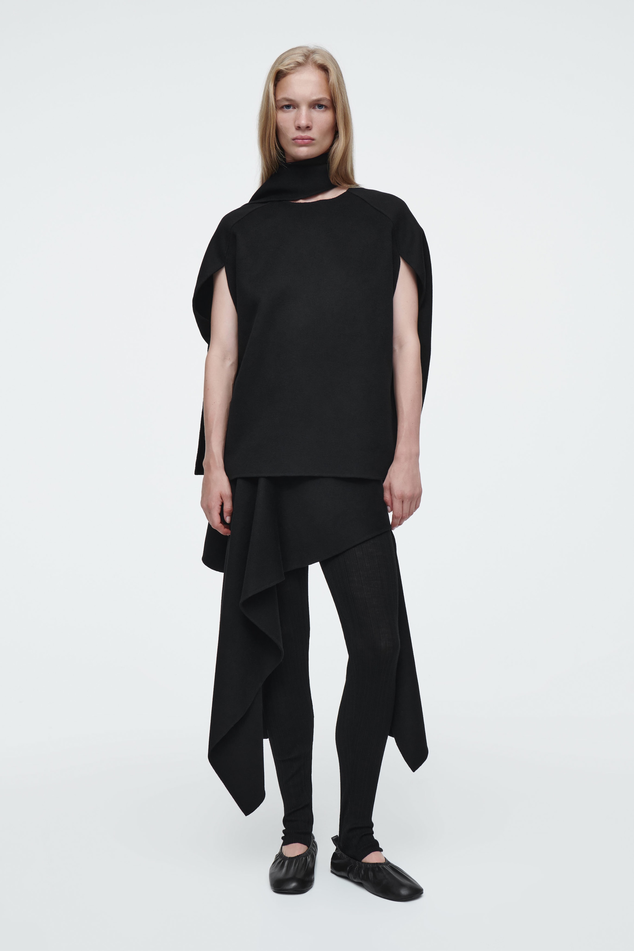 THE DOUBLE-FACED SCARF BLOUSE