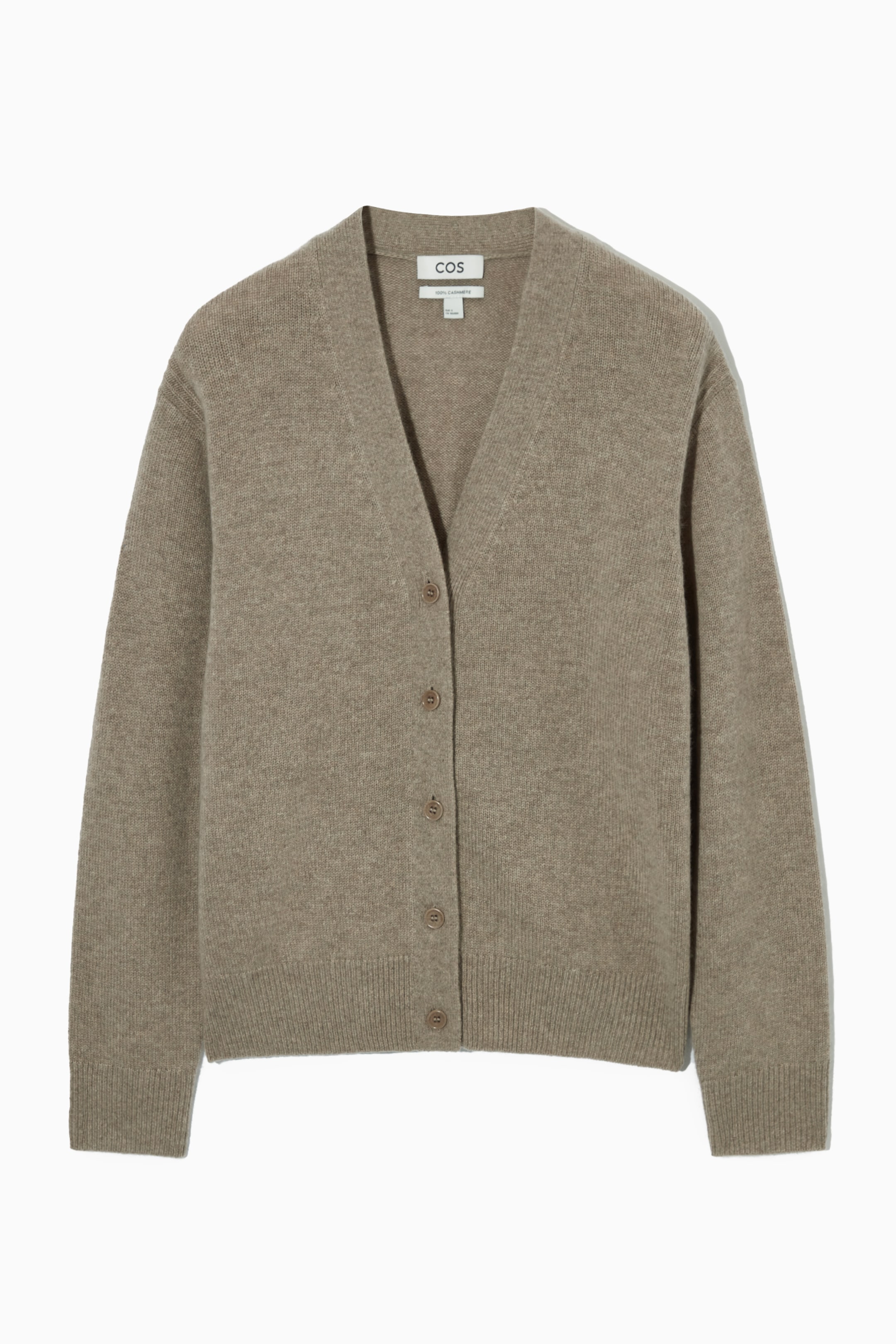 Se større billede: PURE CASHMERE CARDIGAN - BEIGE - DAME | H&M DK 1