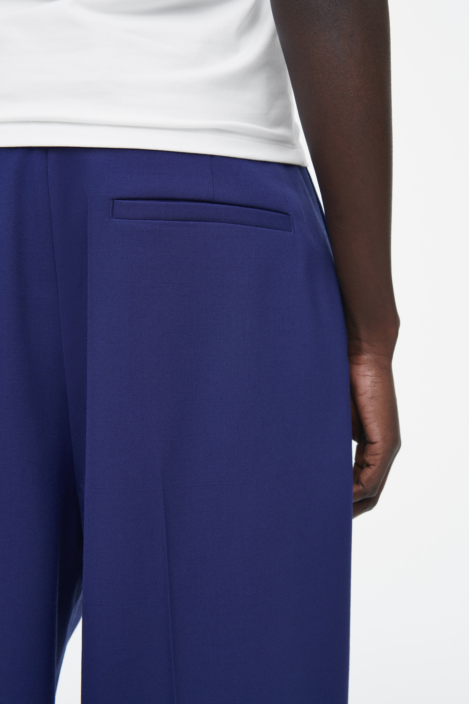 PANTALÓN SARGA PERNERAS ANCHAS RELAXED FIT - AZUL/MARRÓN OSCURO/NEGRO/ROSA - 7