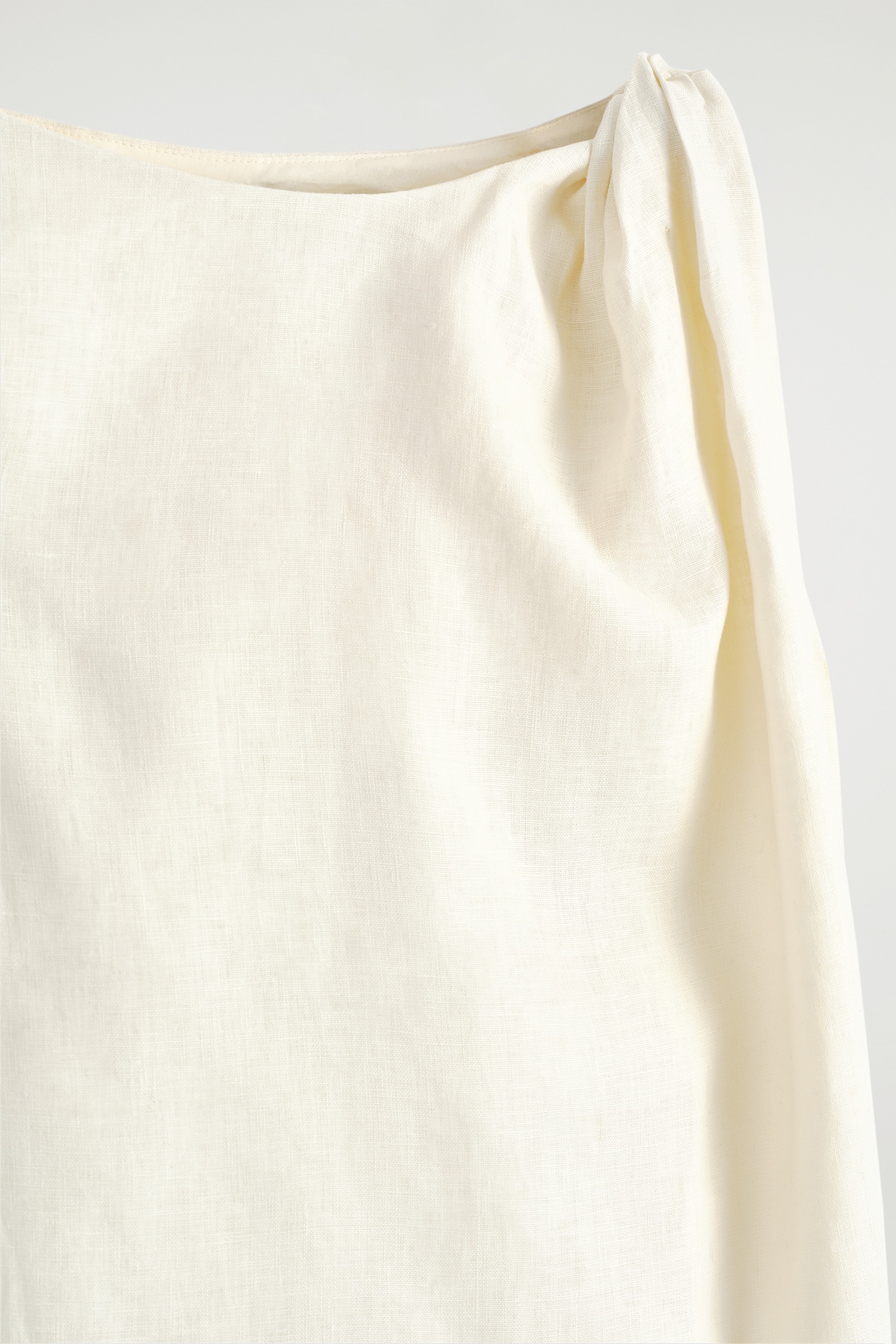 Ingrandisci l'immagine: TWIST-DETAIL LINEN MINI DRESS - BUTTER YELLOW - DONNA | H&M CH 6