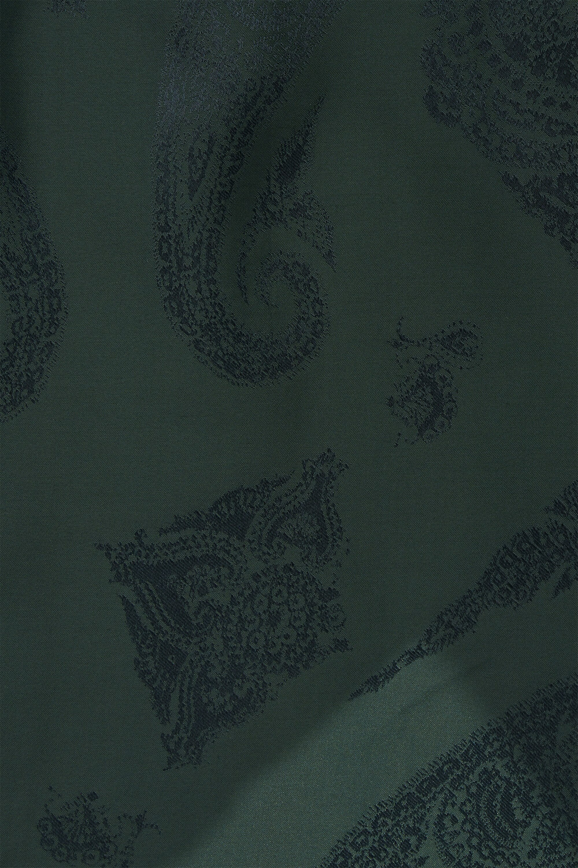 bow.a JACQUARD PEONY TOPS Sサイズ Plus Size Tunic Tops Puff Sweetheart Neck-Blue Floral | Moon