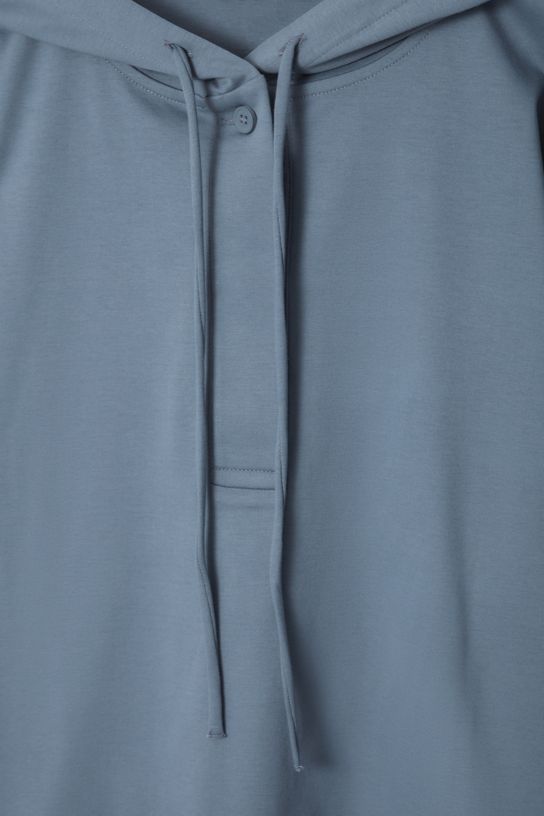 View larger image: BUTTONED LIGHTWEIGHT JERSEY HOODIE - BLUE - Ladies | H&M GB 2