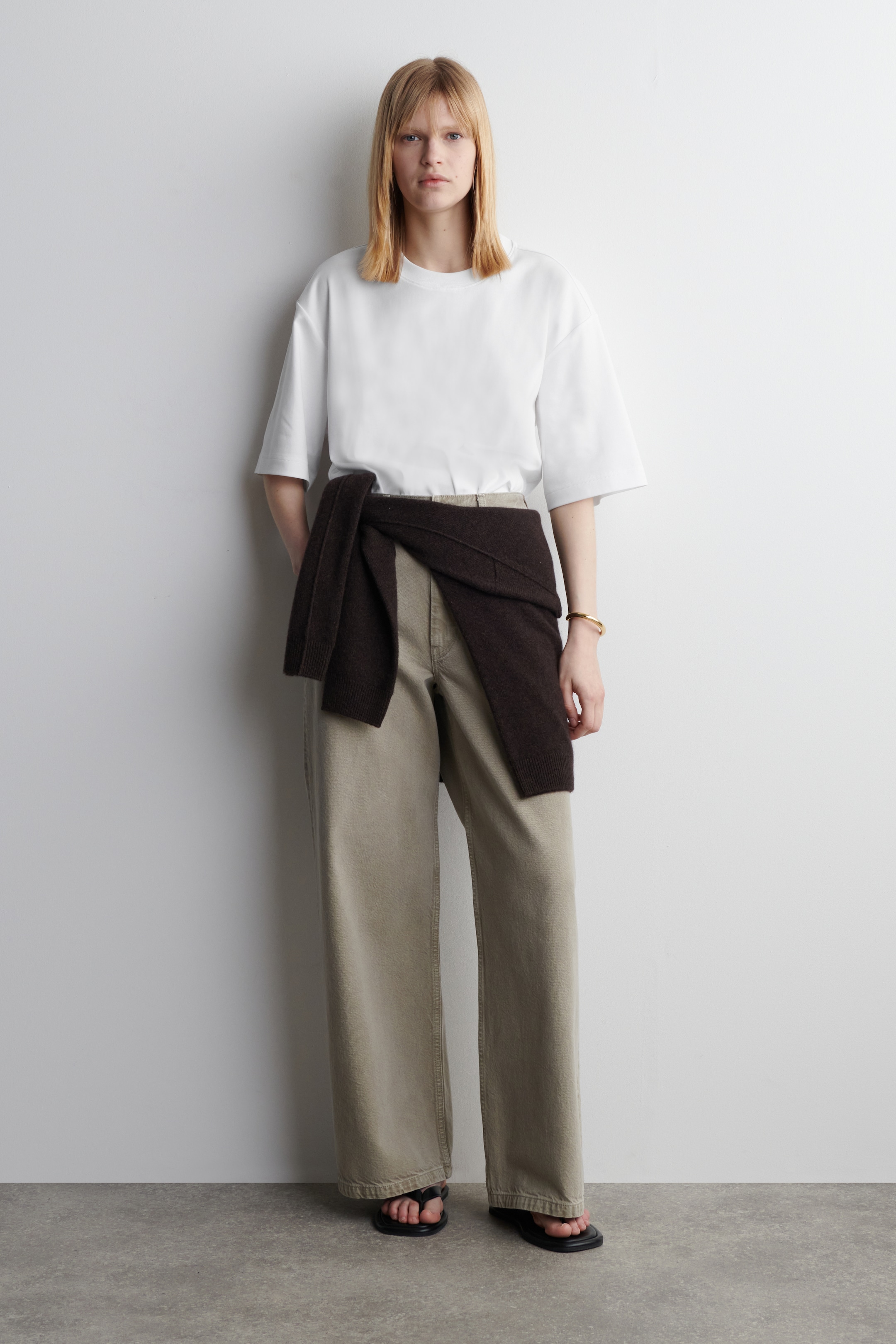Grotere afbeelding bekijken: OVERSIZED KATOEN T-SHIRT - WIT - DAMES | H&M BE 2