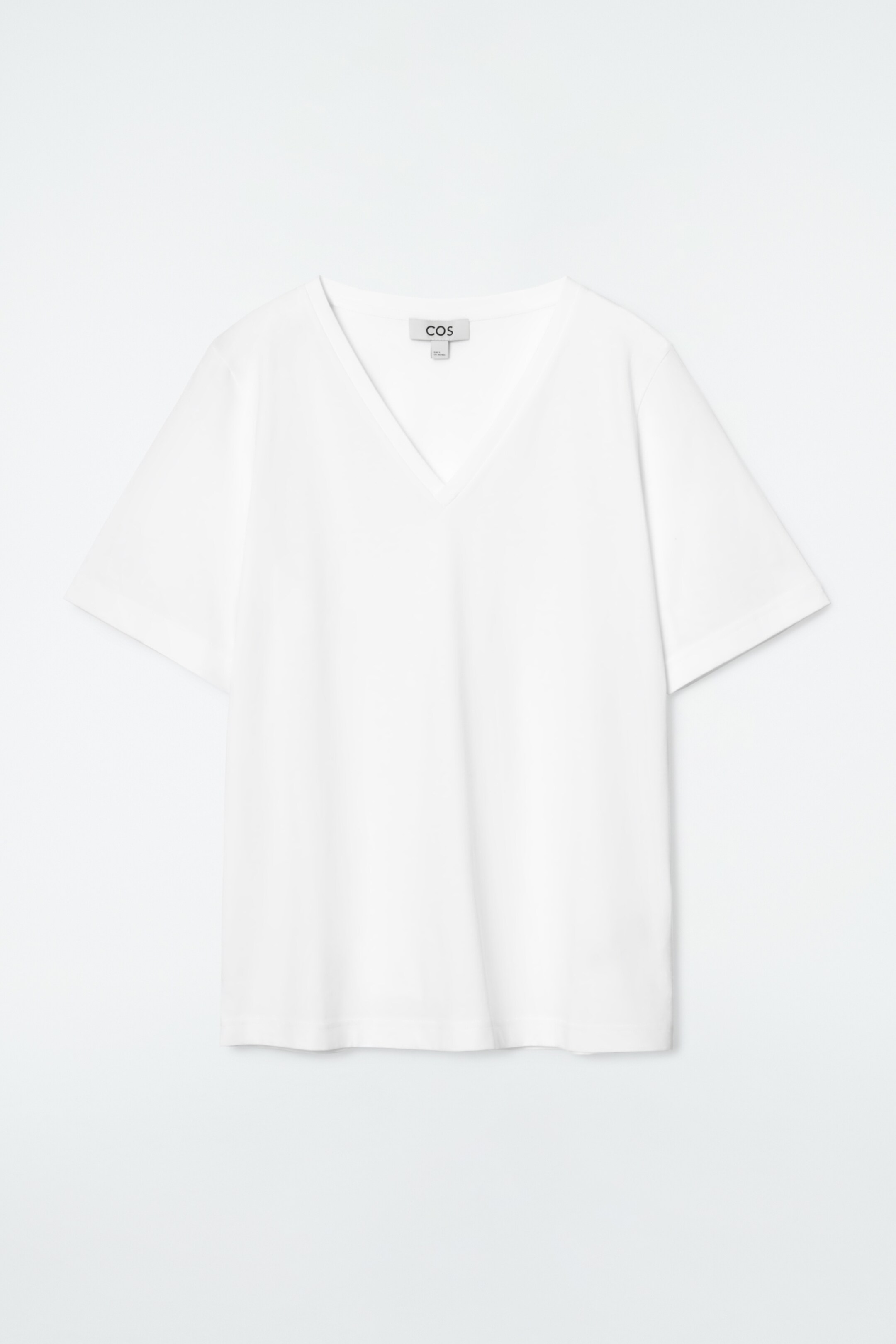 Agrandir l'image: T-SHIRT REGULAR 24/7 À COL EN V - BLANC - FEMME | H&M FR 6