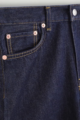 CHORD STRAIGHT-LEG JEANS — INDIGO 6