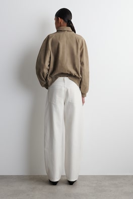 BAY BARREL-LEG JEANS — WHITE 3