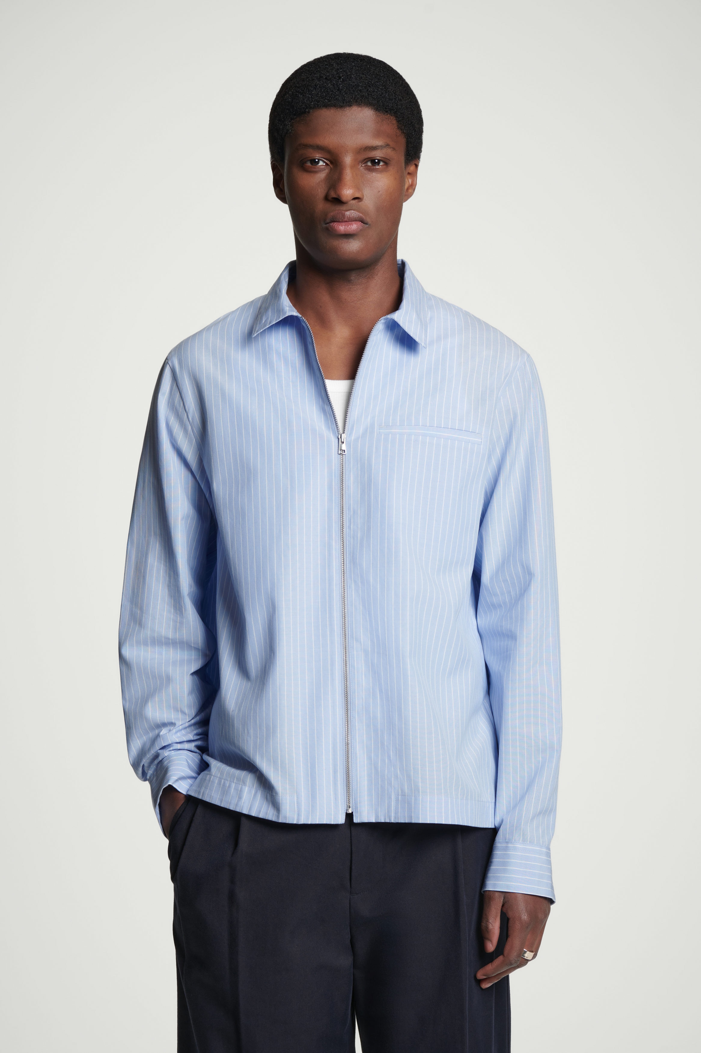 【Classic】cos striped short sleeve shirt Classic Cos Striped Short Sleeve Shirt | eBay