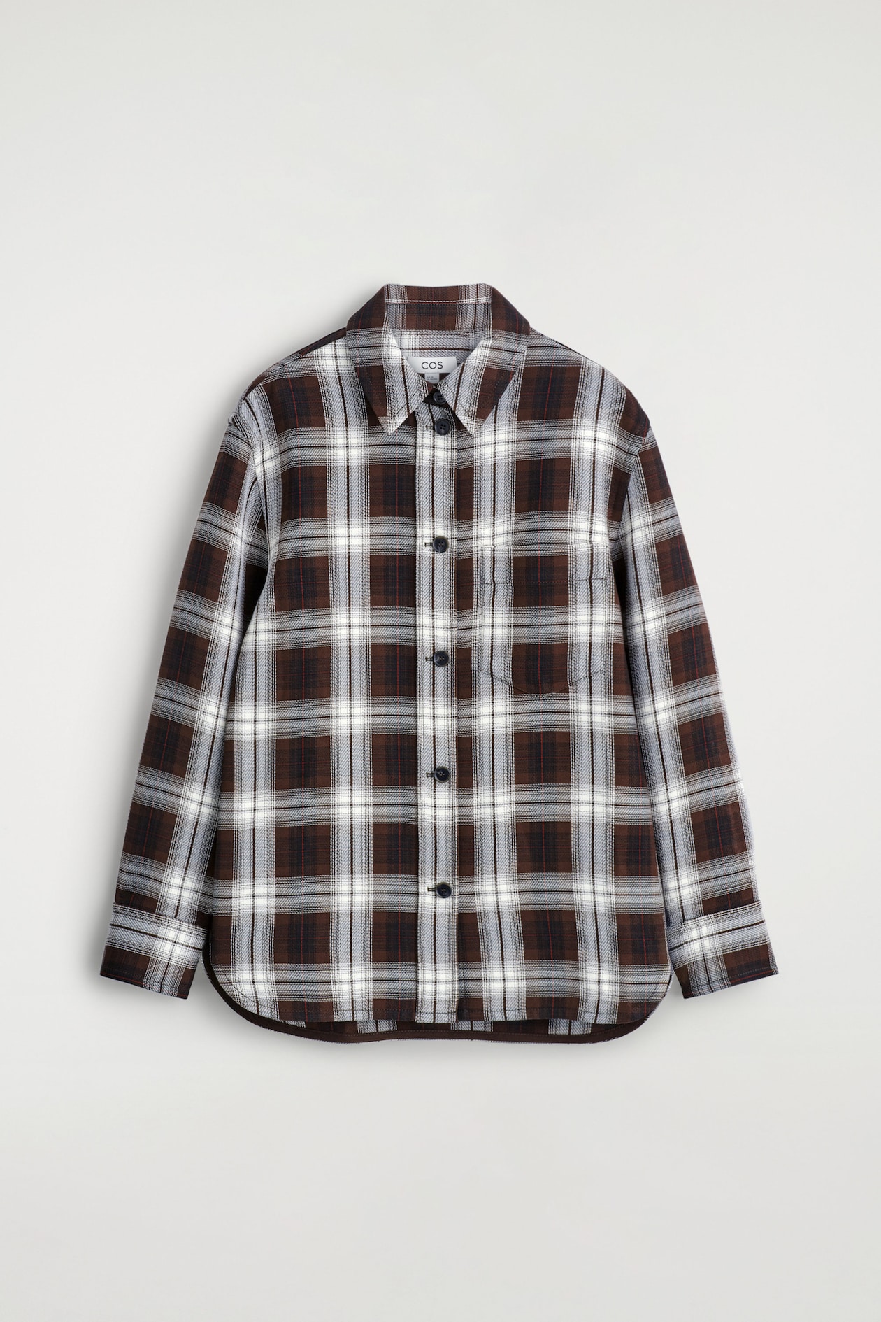 CHECKED OVERSHIRT — BURGUNDY / CHECKED